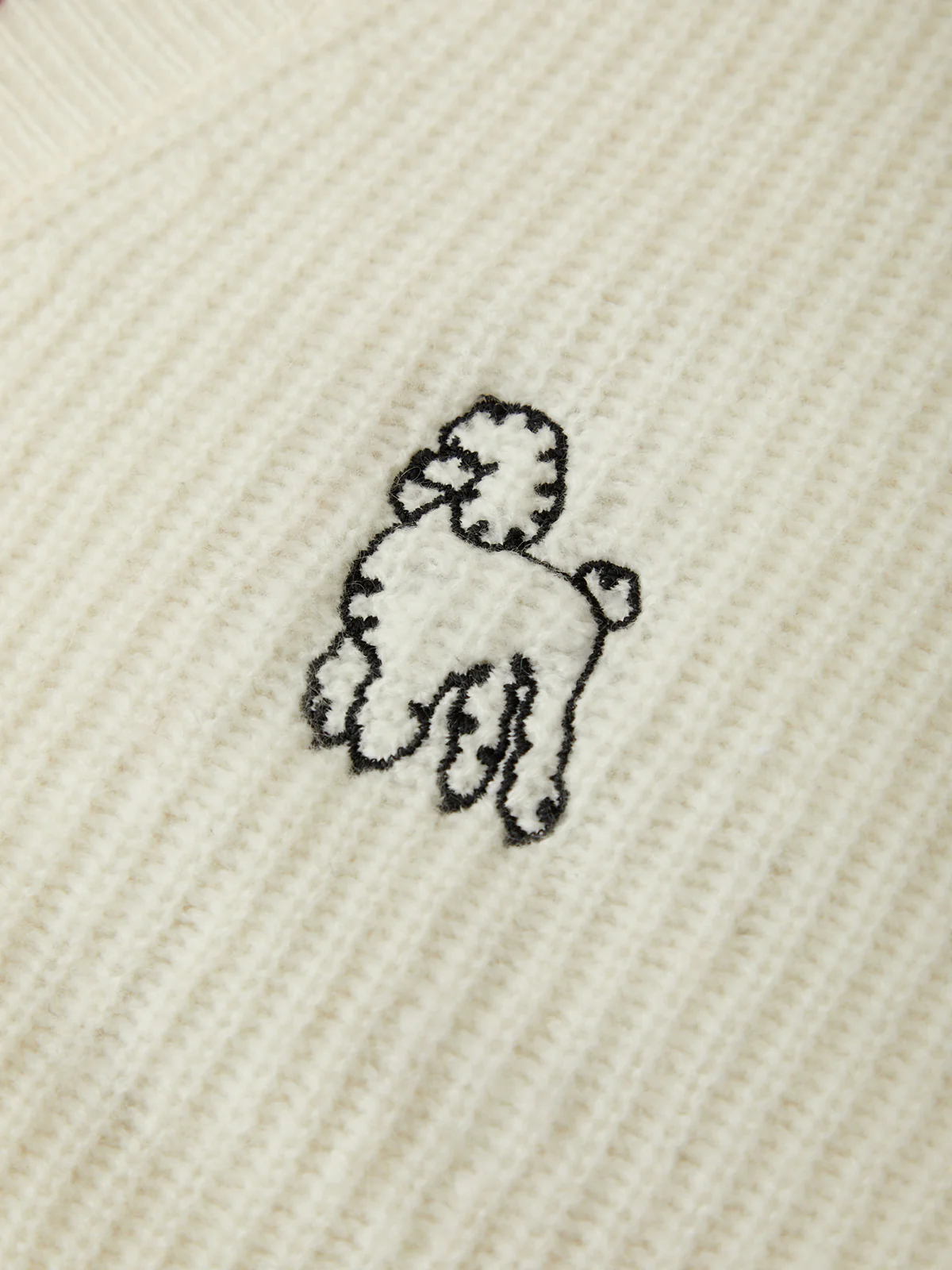 Bennie: 100% Cashmere Poodle Cardigan - Image 4