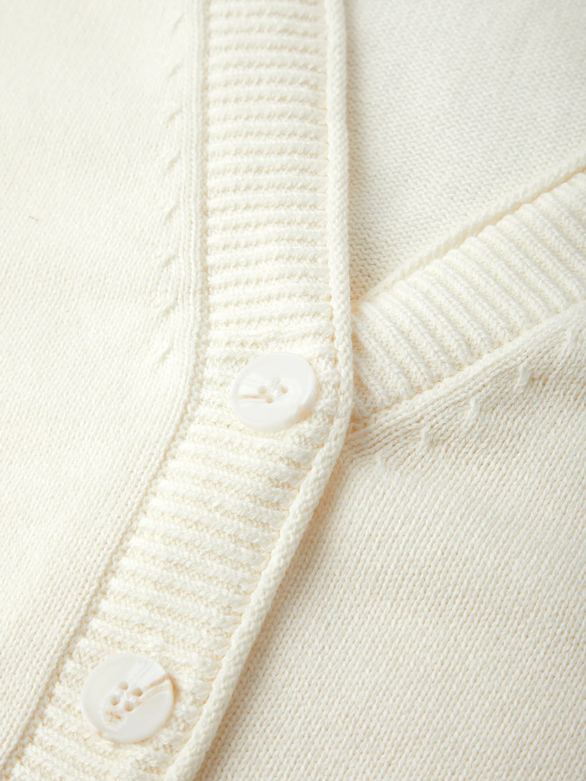 Aly: V-Neck Cotton Cardigan - Image 4