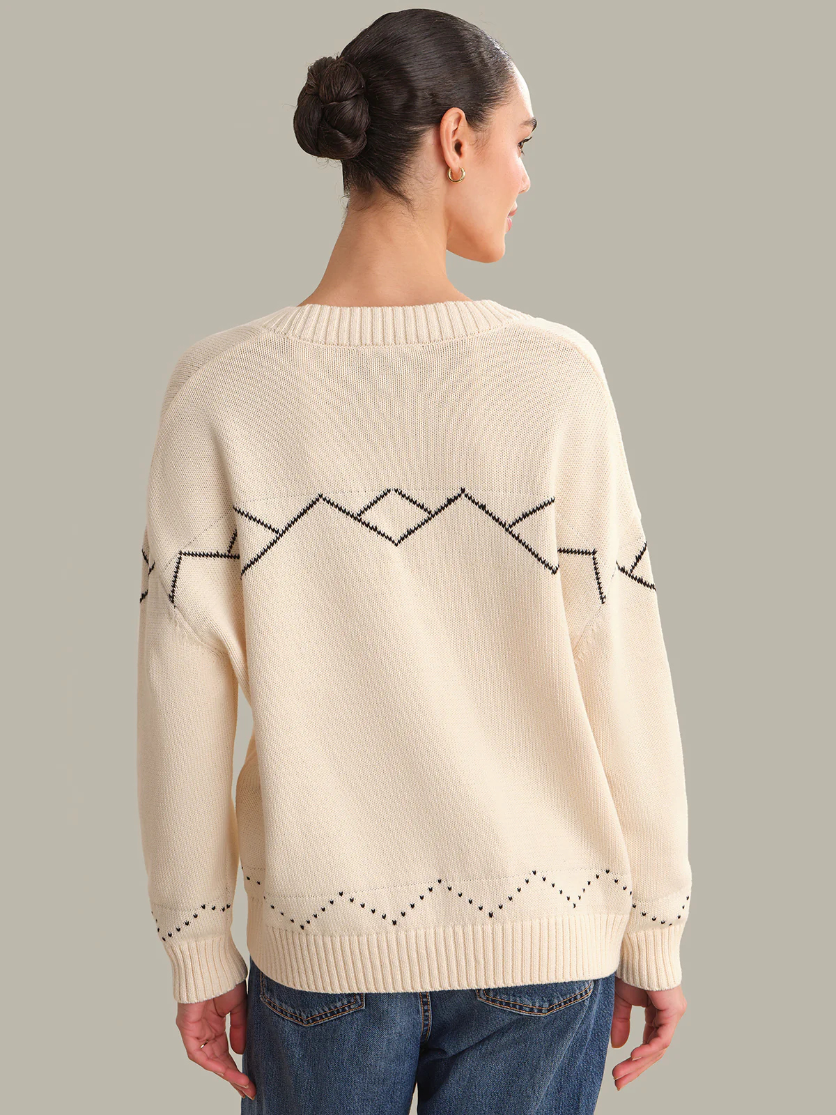 Emilia: 100% Cotton Frenchie Cardigan - Image 3