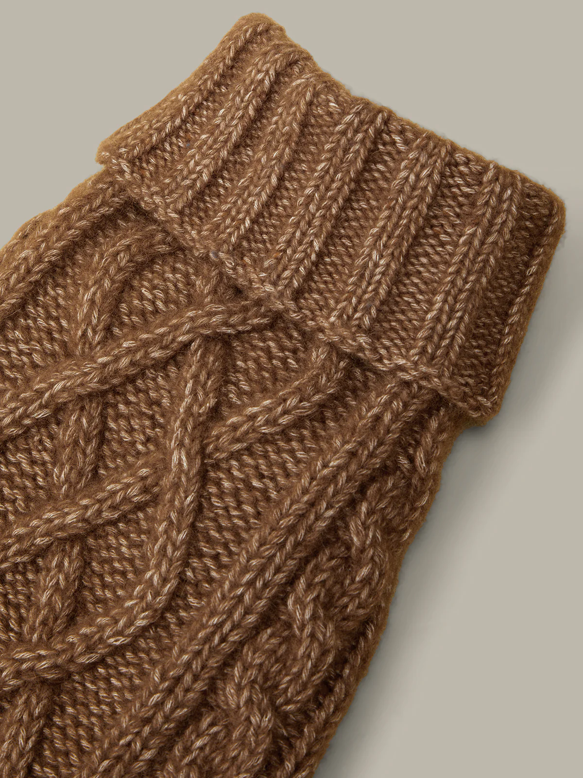Cable Wool Blend Dog Sweater - Image 4