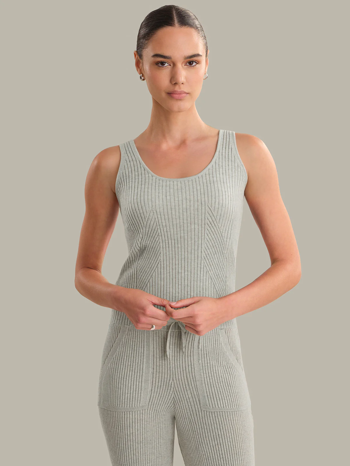Clarissa: Ribbed Lounge Tank