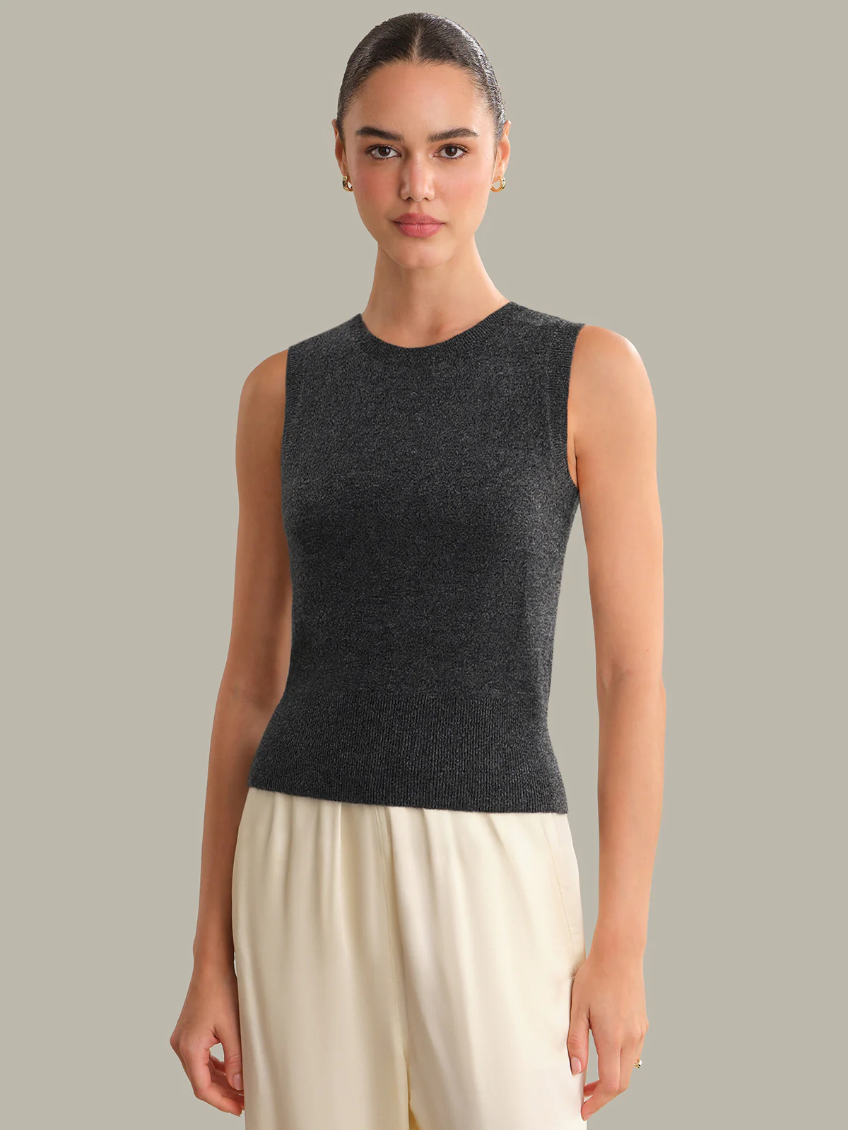 Connie: 100% Cashmere Vest
