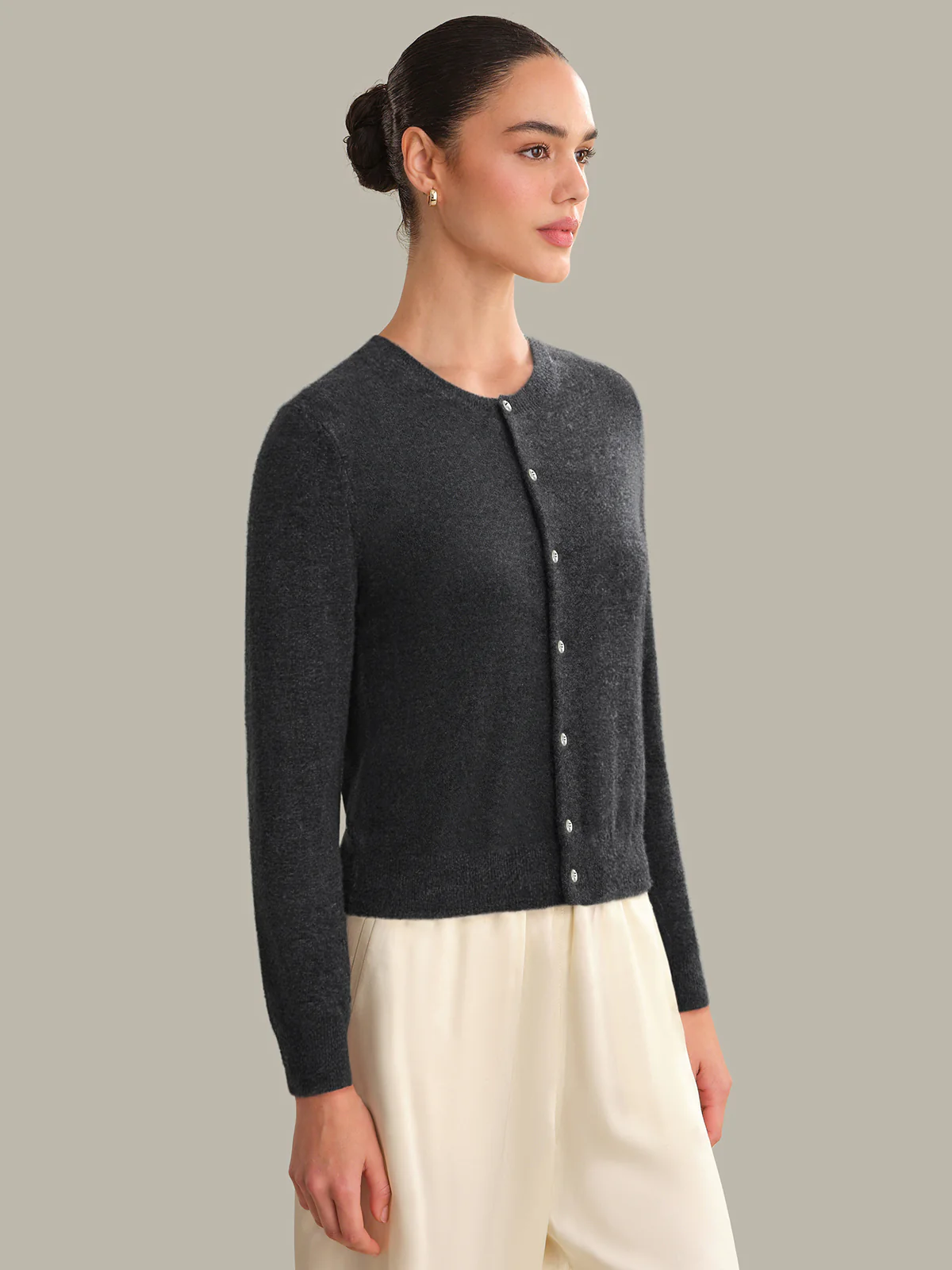 Constance: 100% Cashmere Cardigan - Image 2