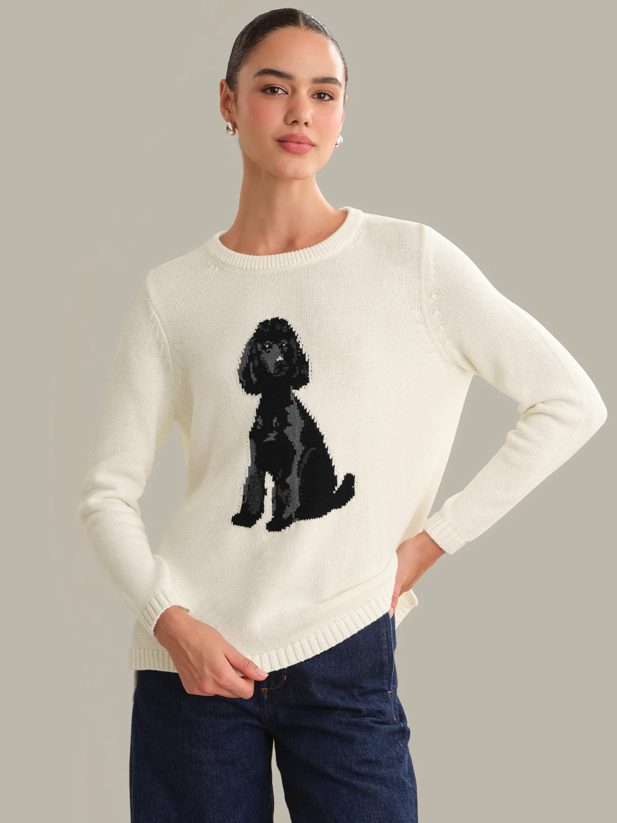 Emma: Cotton Poodle Sweater