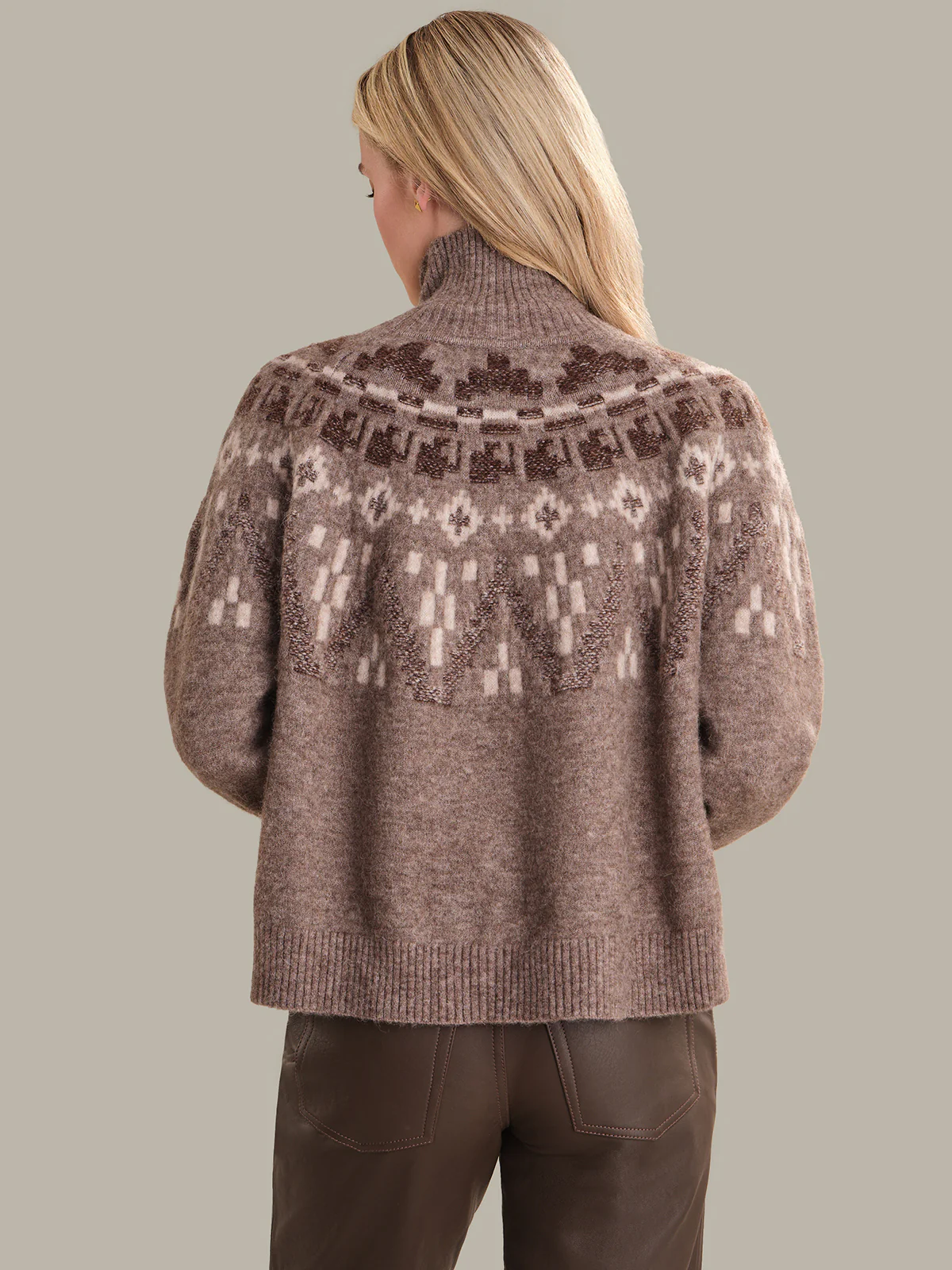 Dakota: Fair Isle Alpaca Sweater - Image 3