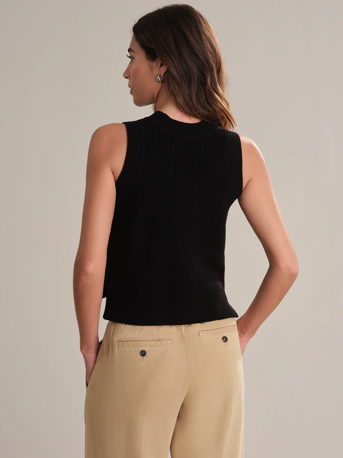 Demi: High Crewneck Cotton Tank - Image 3