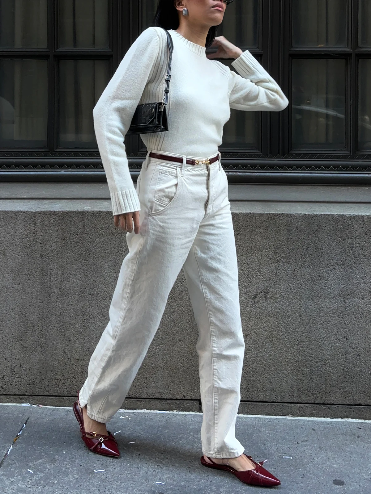 Ellie: 100% Cashmere Crewneck Sweater - Image 3