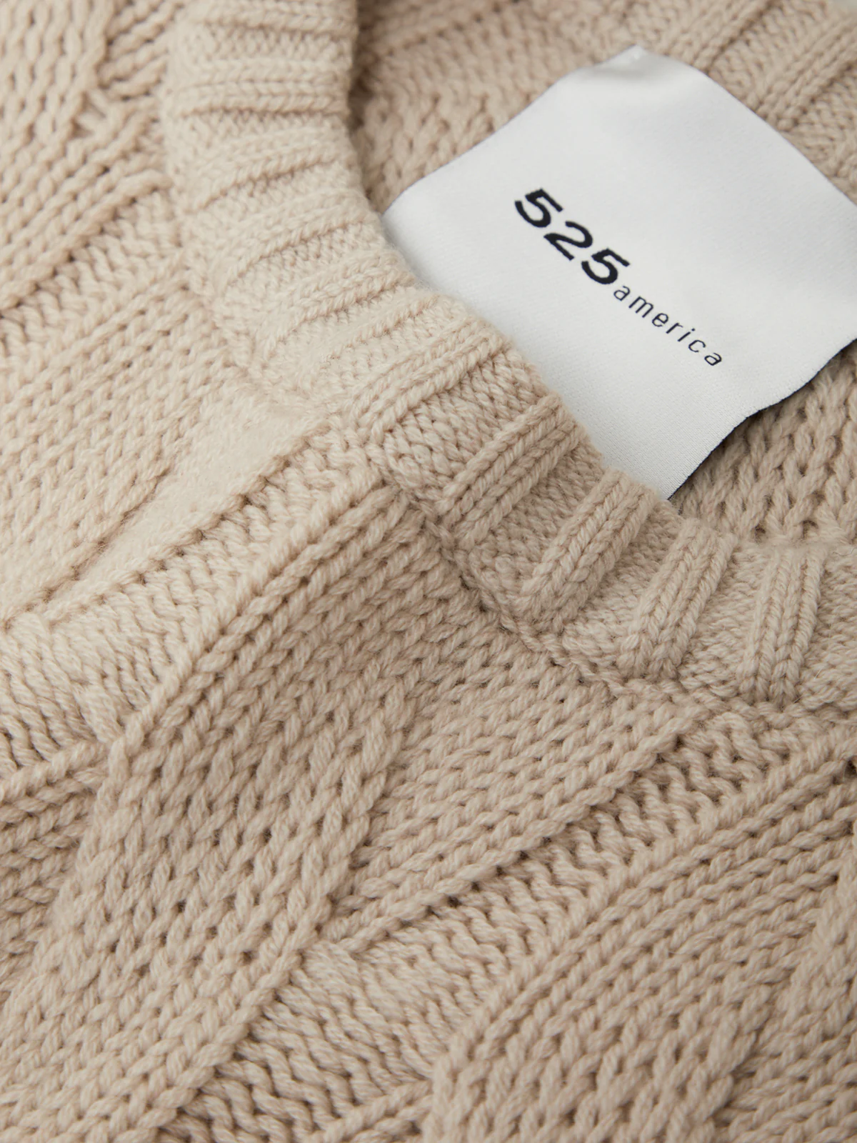 Elodie: Cashmere Blend Cable Knit Sweater - Image 4