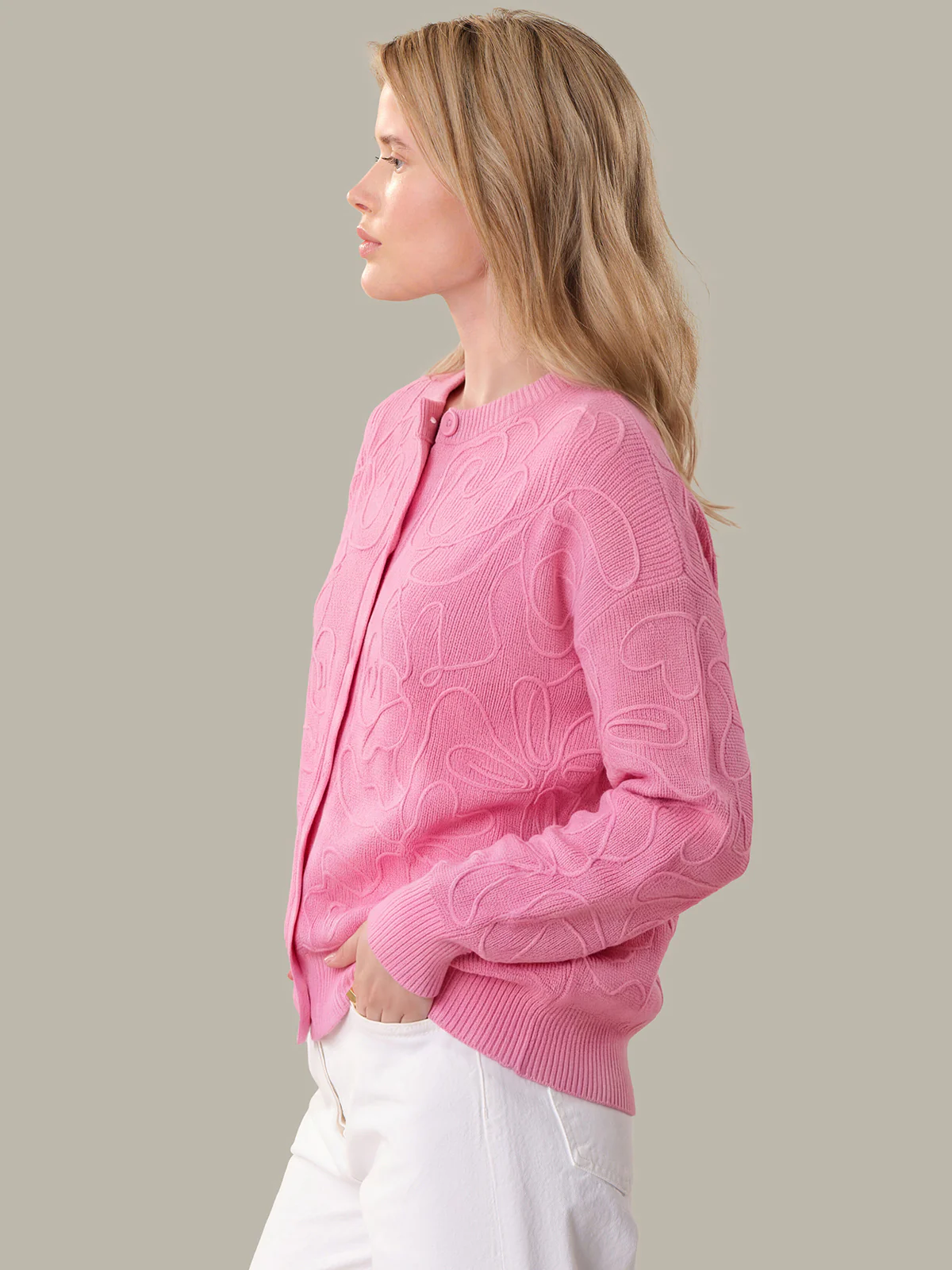 Emeline: Cotton Embroidered Cardigan - Image 2