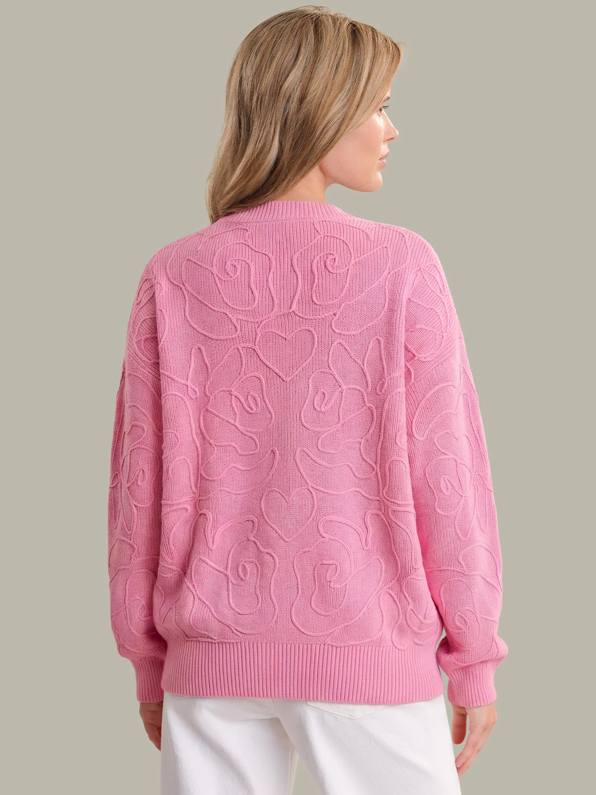 Emeline: Cotton Embroidered Cardigan - Image 3