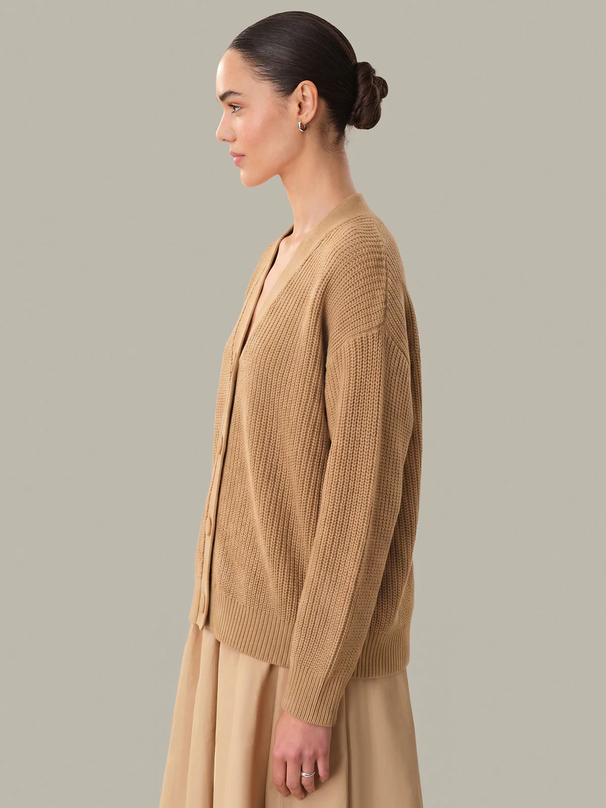 Emilia: Cotton Cocoon Cardigan - Image 2