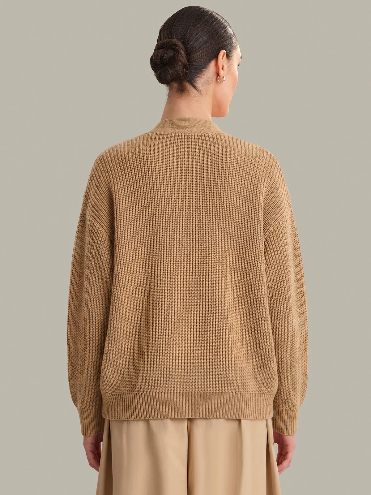Emilia: Cotton Cocoon Cardigan - Image 3