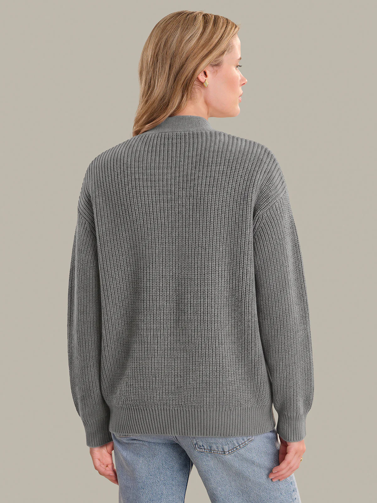 Emilia: Cotton Cocoon Cardigan - Image 3