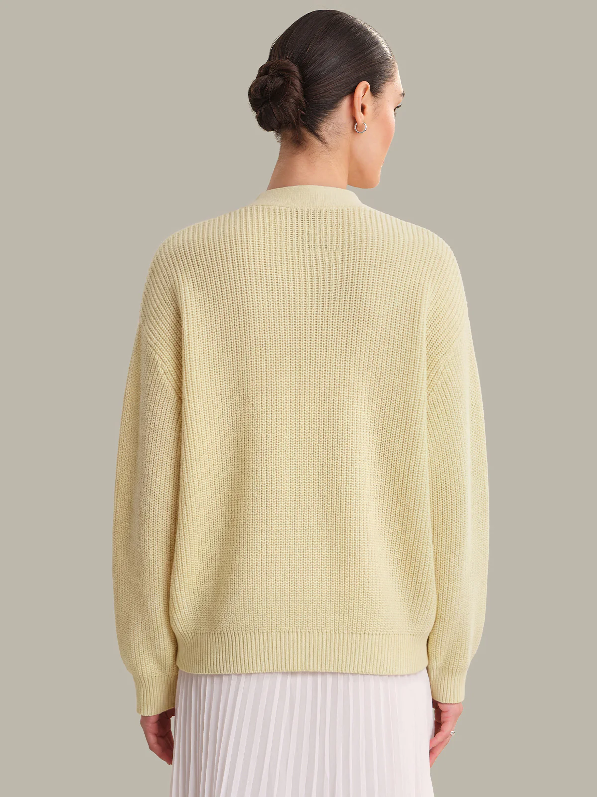 Emilia: Cotton Cocoon Cardigan - Image 3