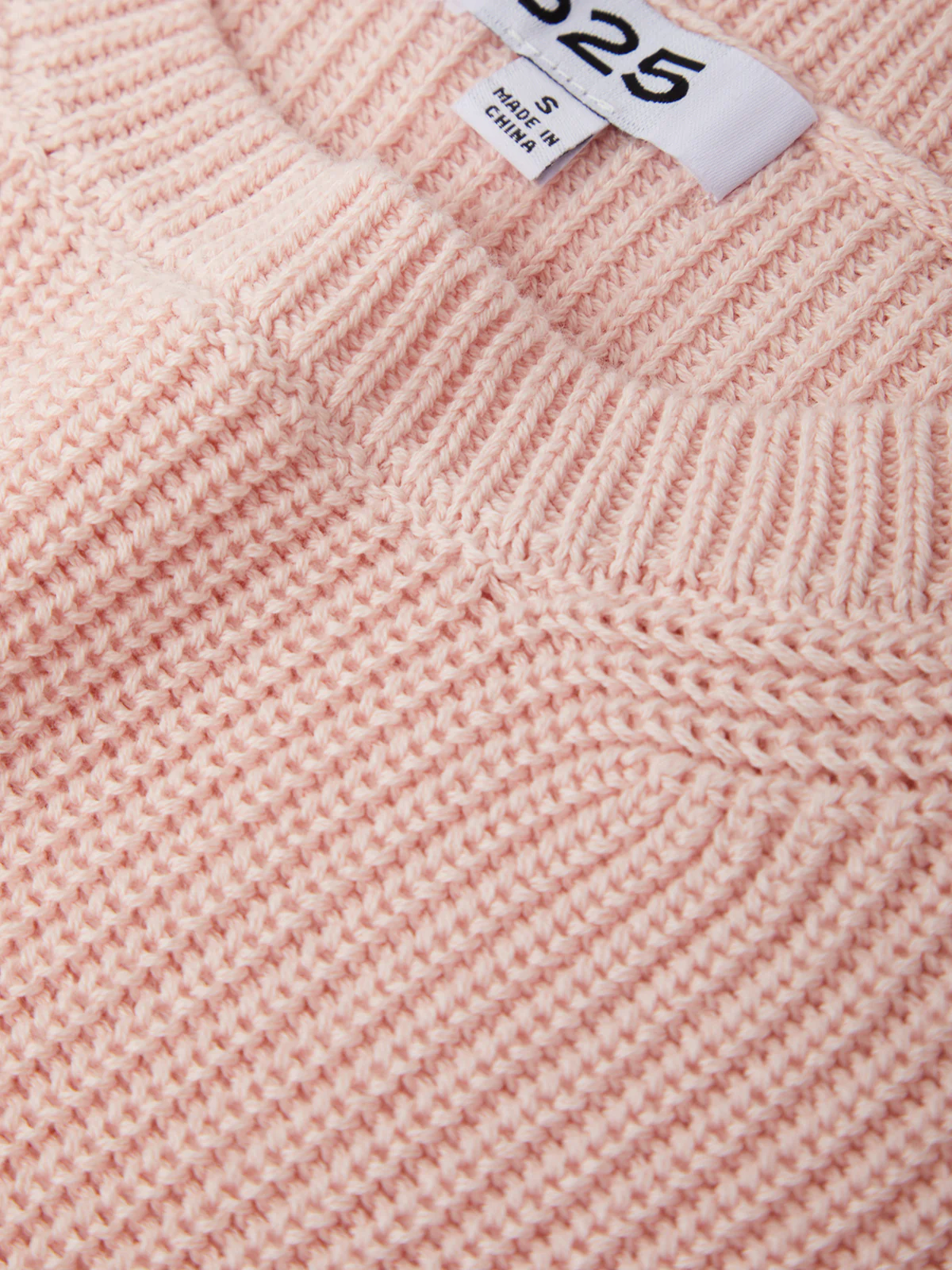 Emma: Crewneck Shaker Stitch Cotton Sweater - Image 4