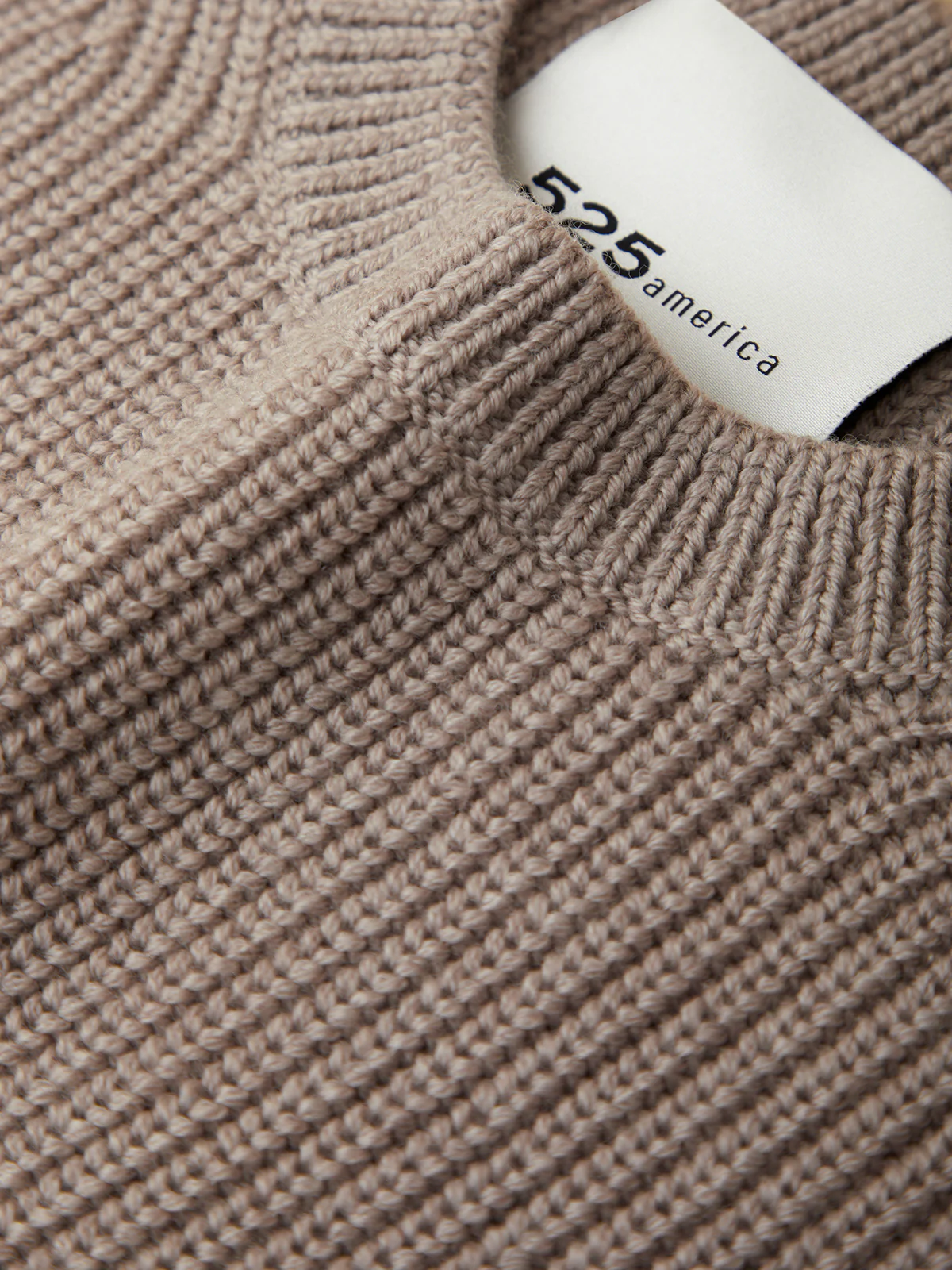 Emma: Wool Crewneck Shaker Stitch Sweater - Image 5