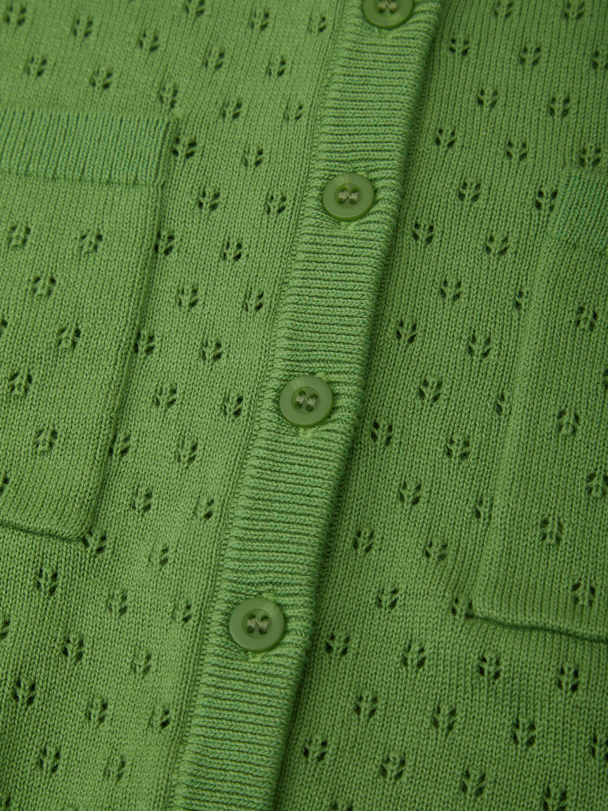 Esme: Pointelle Cotton Cardigan - Image 4