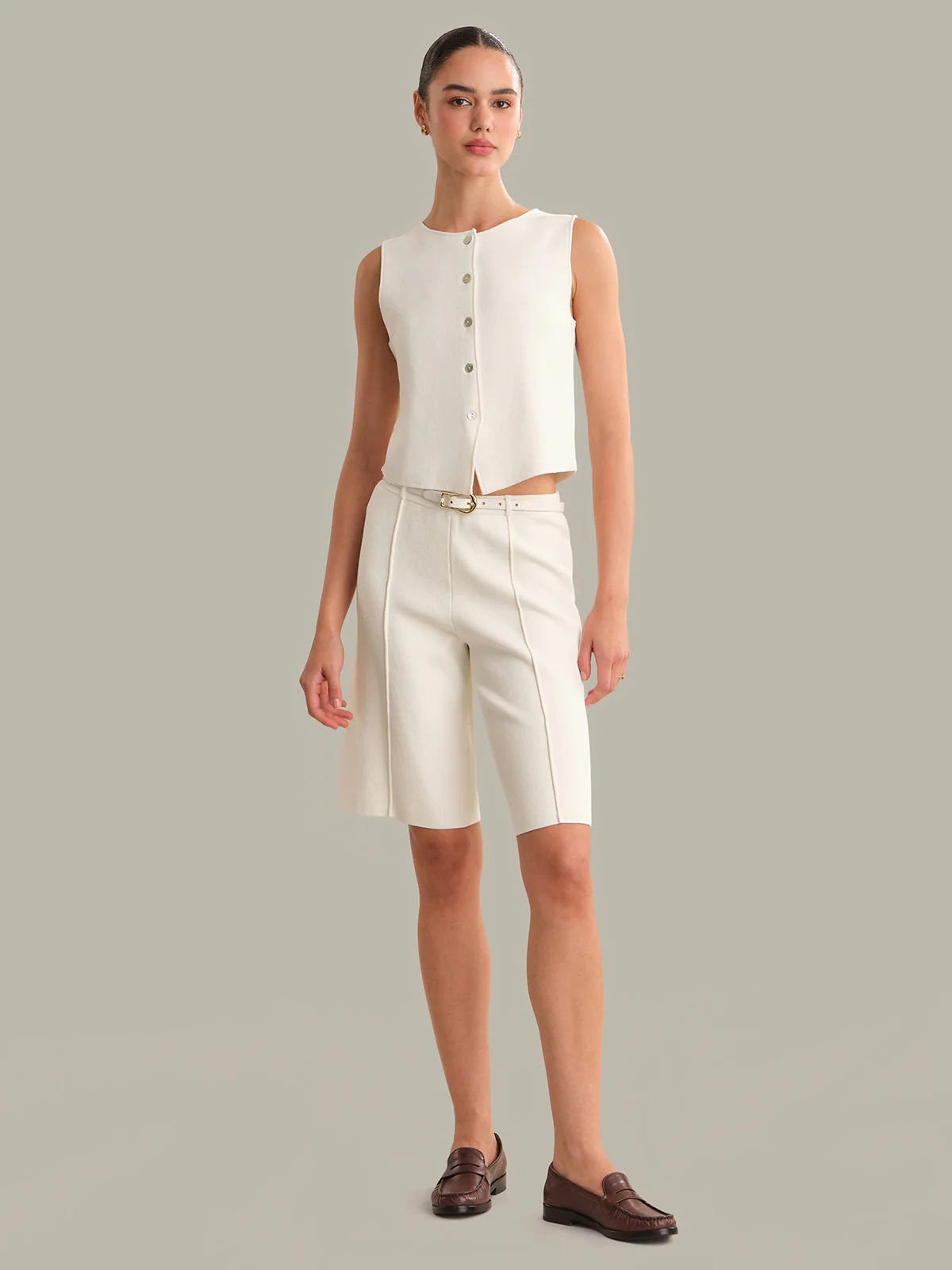 Francesca Button Front Vest - Image 5