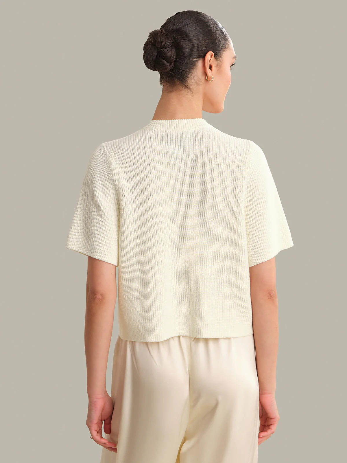 Ginevra Short Sleeve Shaker Cardigan - Image 3