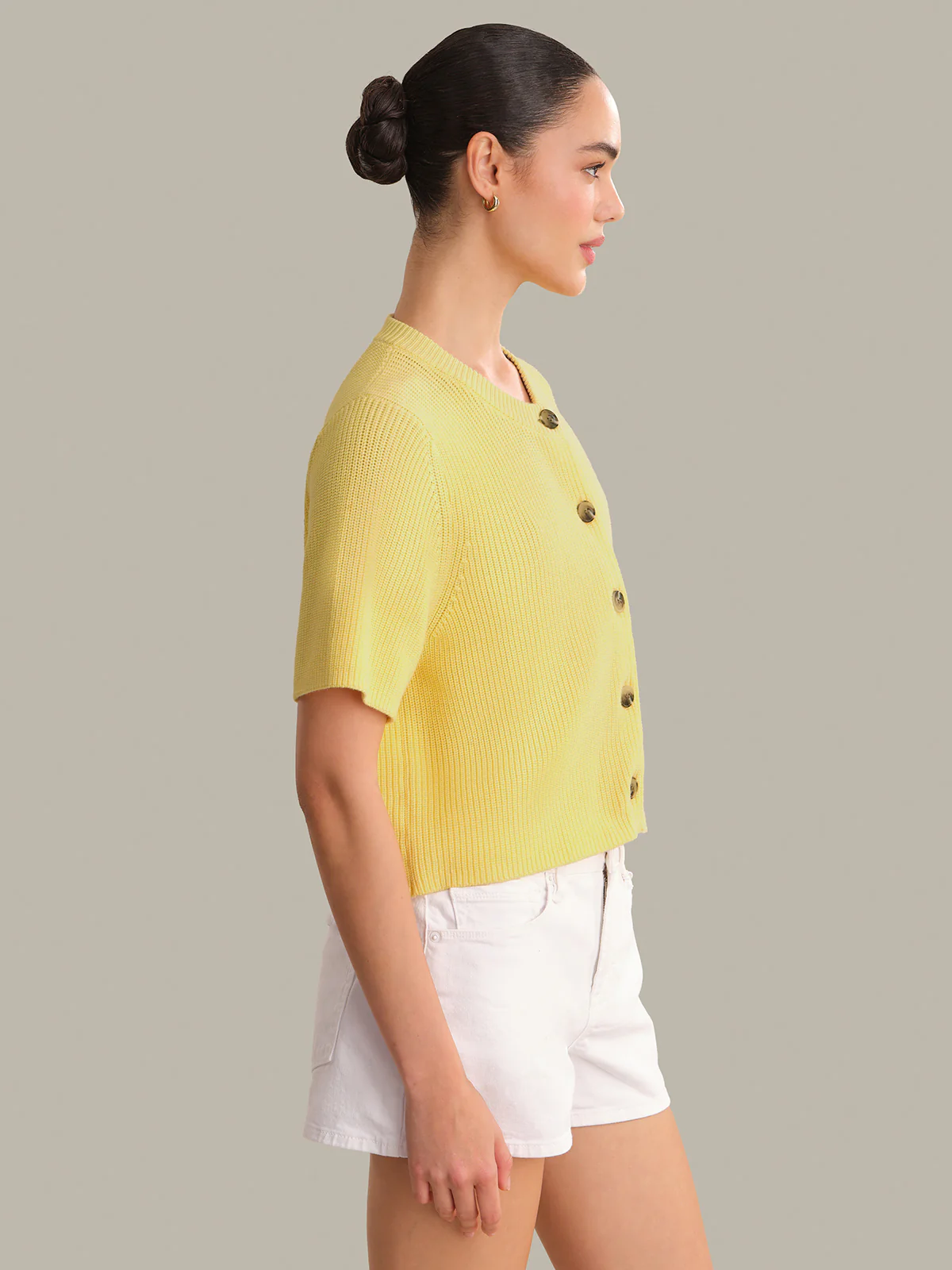 Ginevra Short Sleeve Shaker Cardigan - Image 2