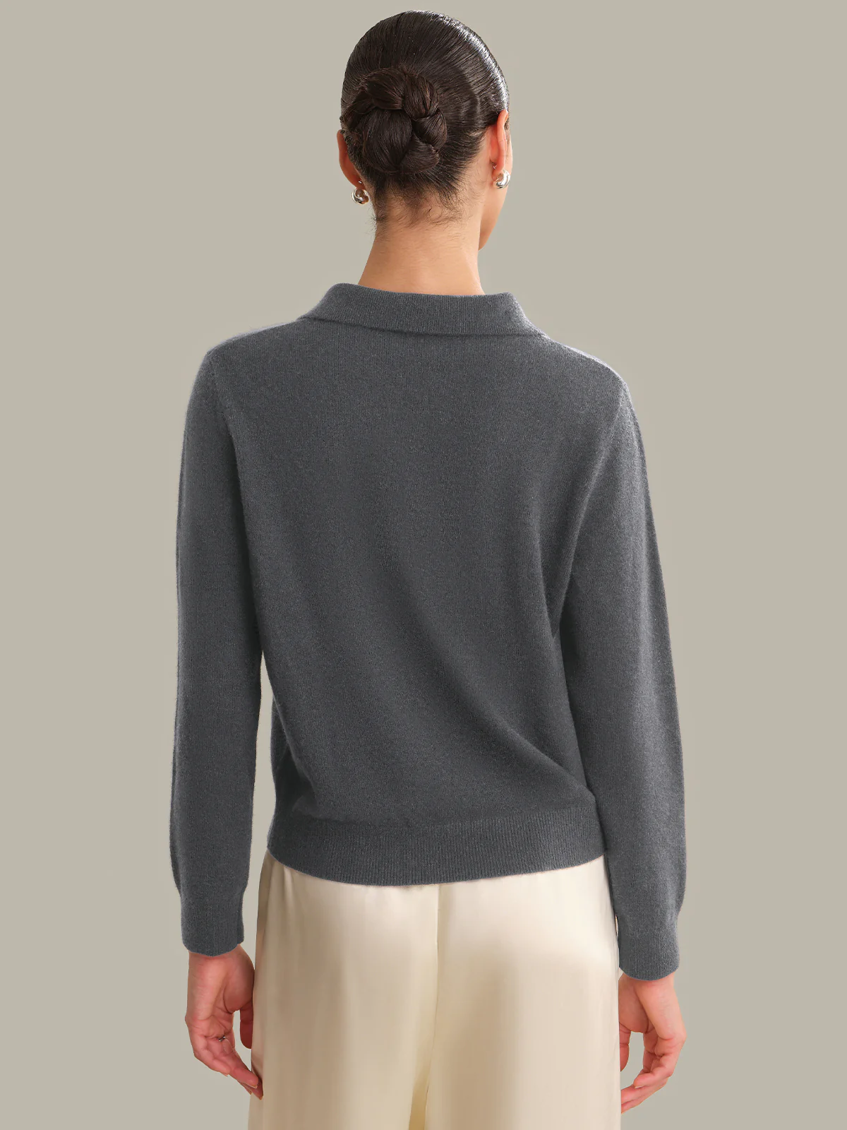 Hayes: 100% Cashmere Classic Polo - Image 3