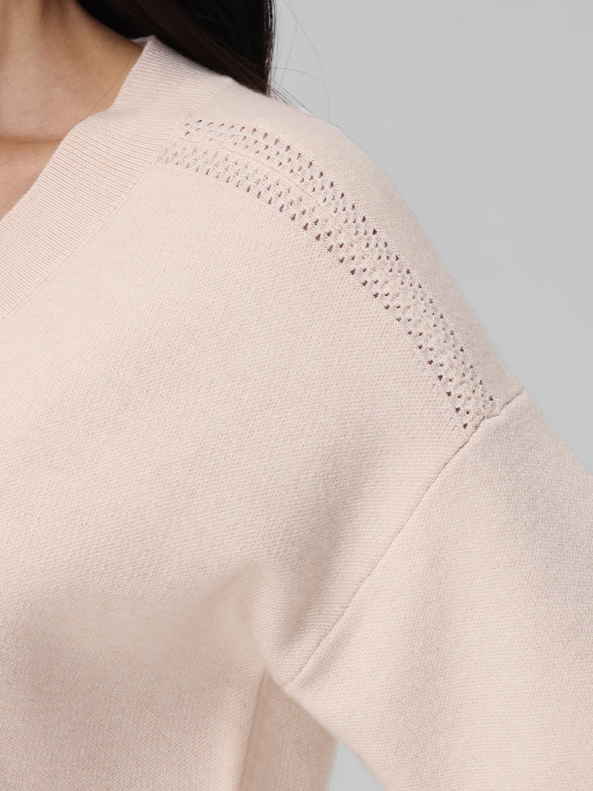 Isla: V-Neck Short Sleeve Sweater - Image 5