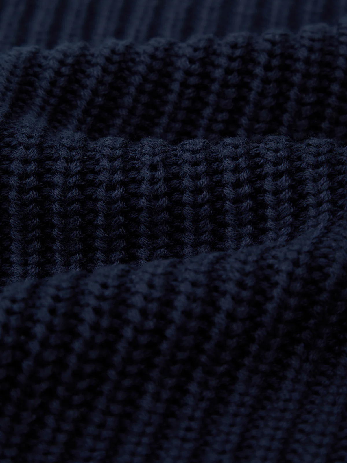 Jane: Crewneck Shaker Stitch Cotton Sweater - Image 4