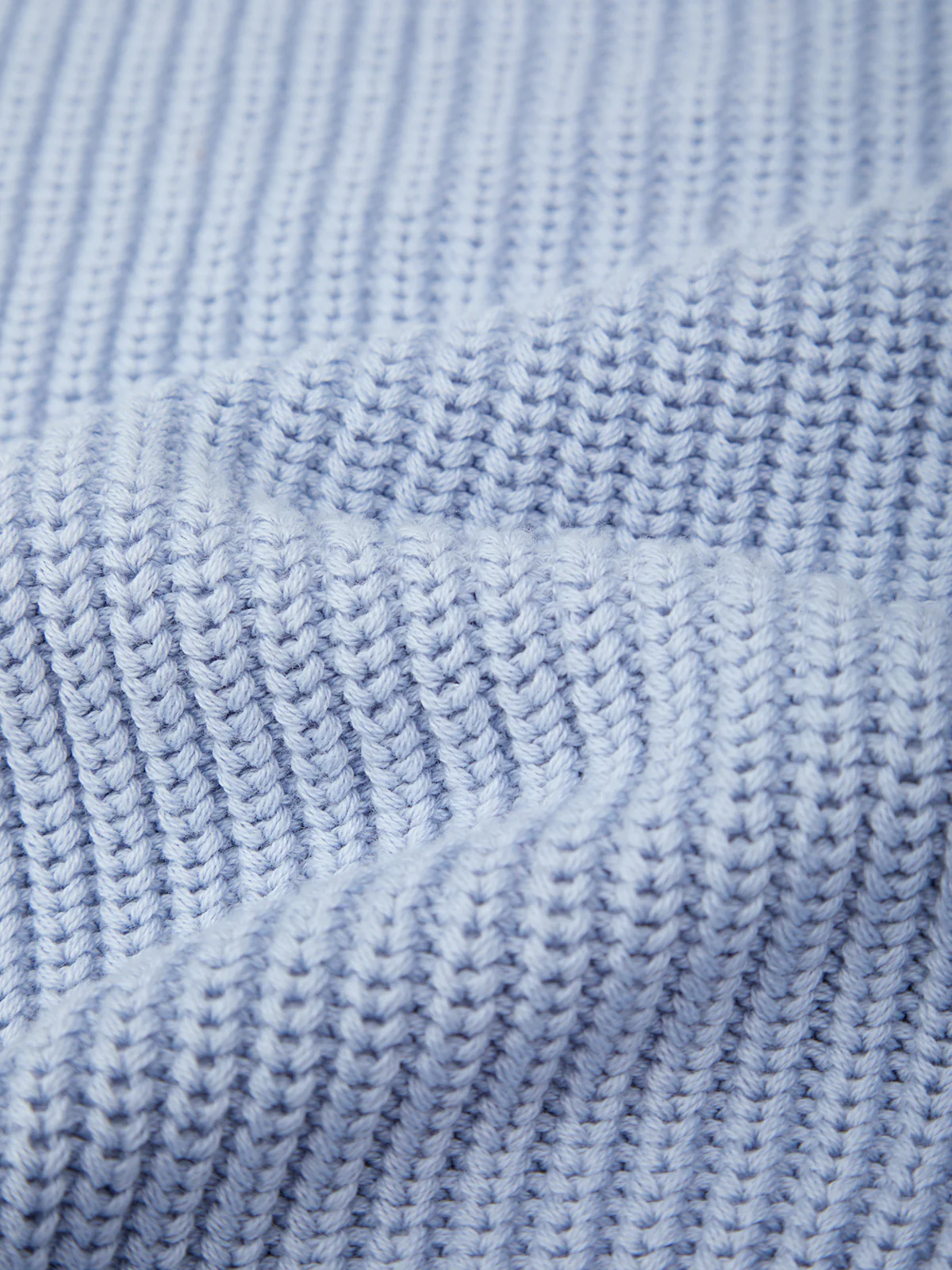 Jane: Crewneck Shaker Stitch Cotton Sweater - Image 6