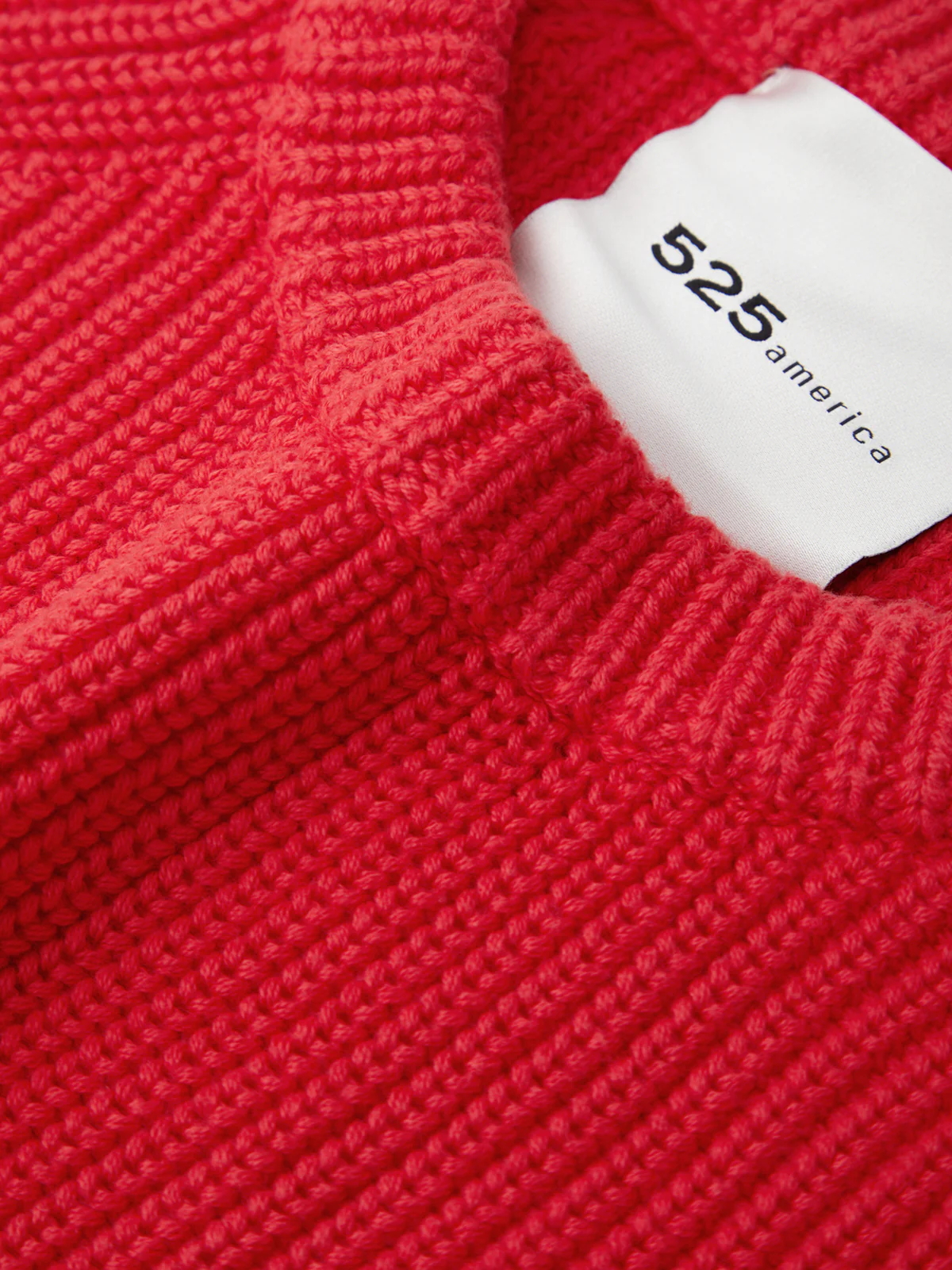 Jane: Crewneck Shaker Stitch Cotton Sweater - Image 4