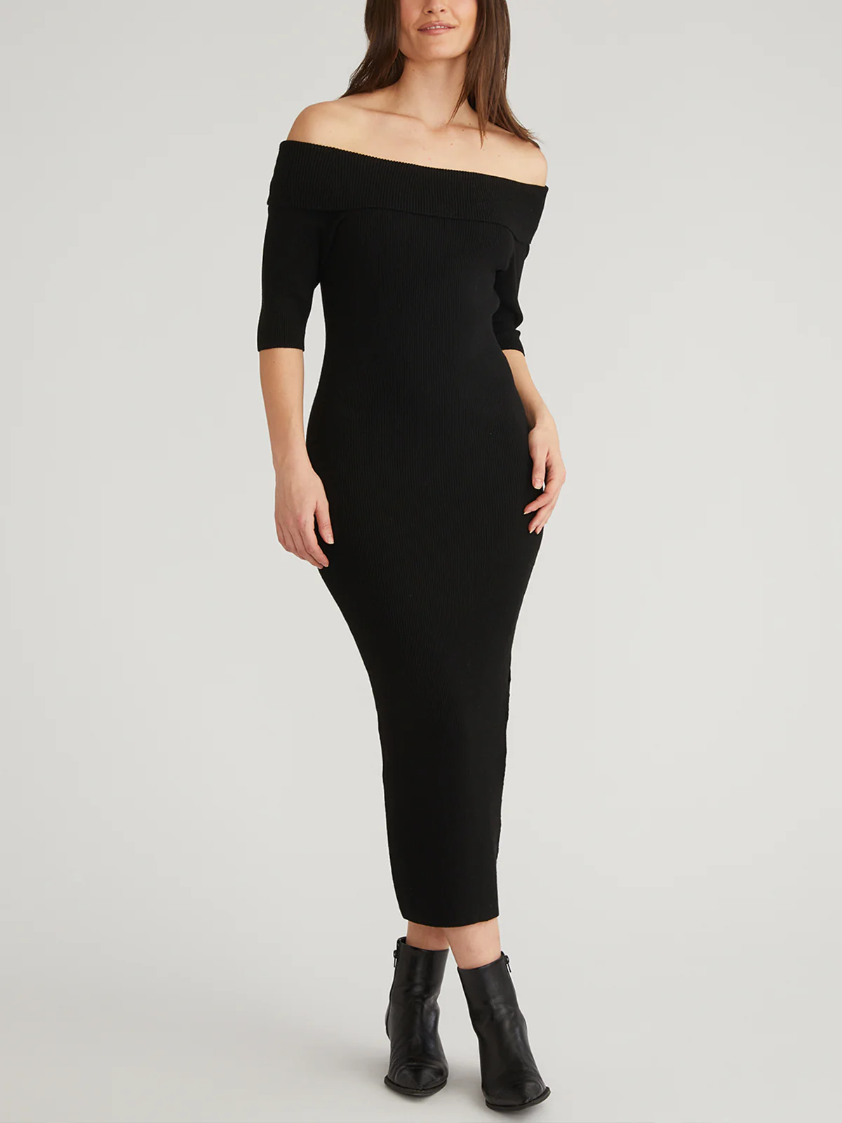 Jennifer: Off Shoulder Midi Dress
