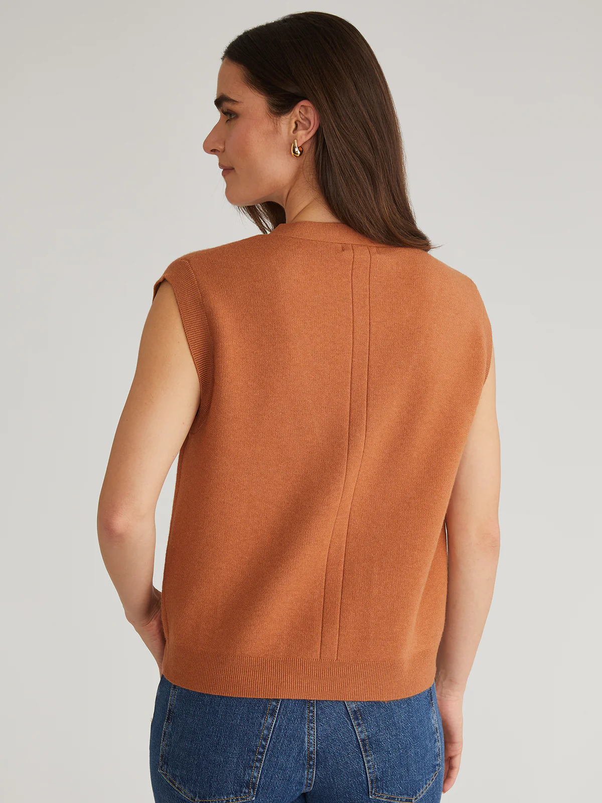 Jessica: Button Front Vest - Image 3
