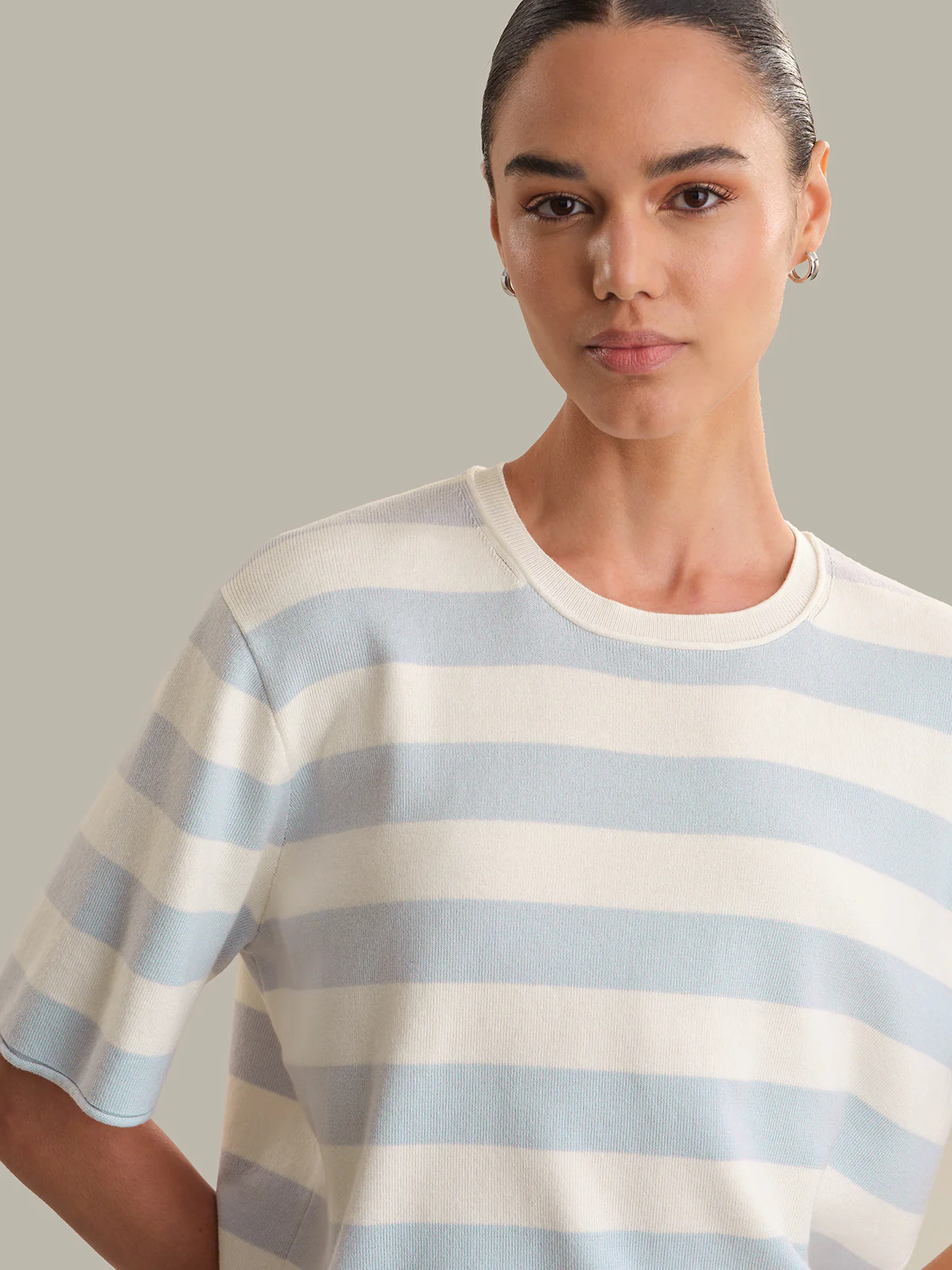 Noa: Cotton Stripe Pullover - Image 4