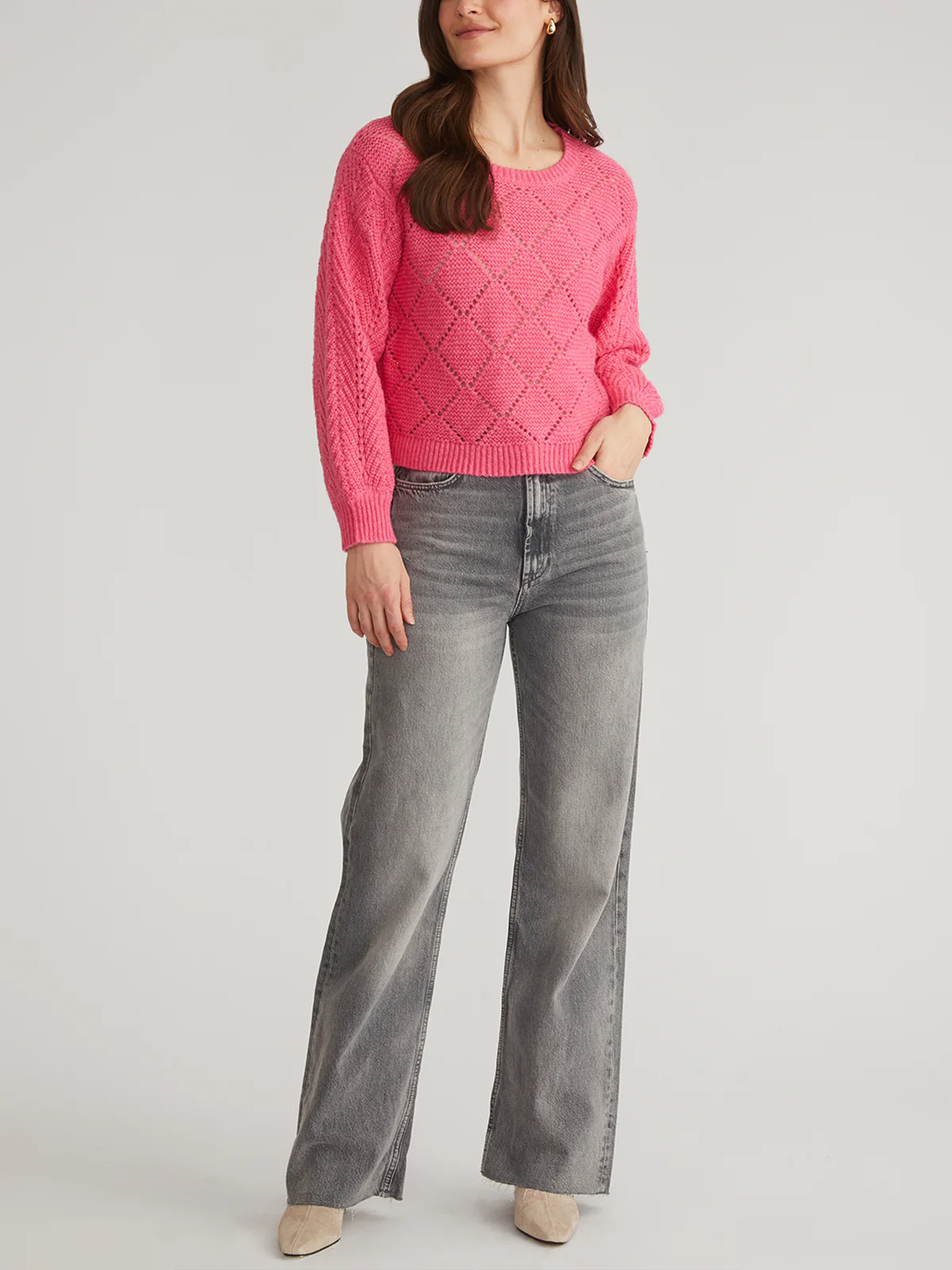 Kelsey: Pointelle Pullover - Image 4