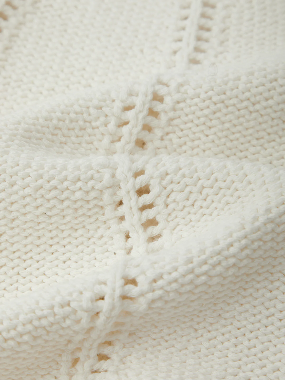 Leni: Pointelle Cotton Sweater Vest - Image 5
