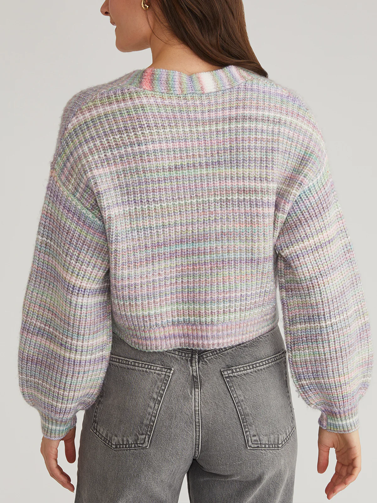 Libby: Spacedye Button Down Cardigan - Image 3