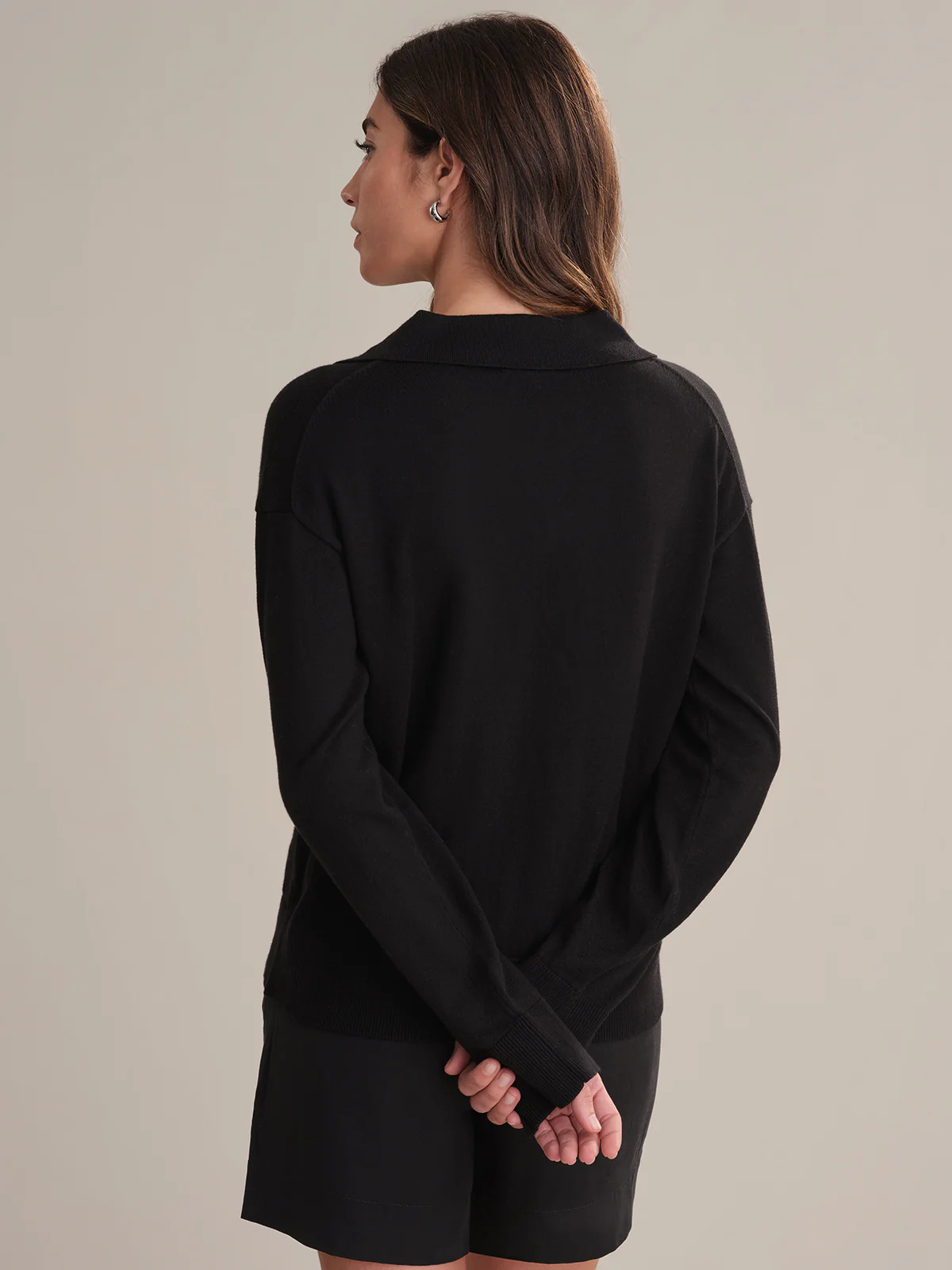 Maddi: V-Neck Collar Cotton Pullover - Image 3