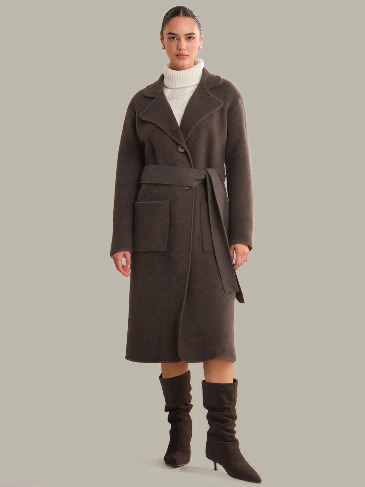 Madeline: Cashmere Blend Sweater Coat