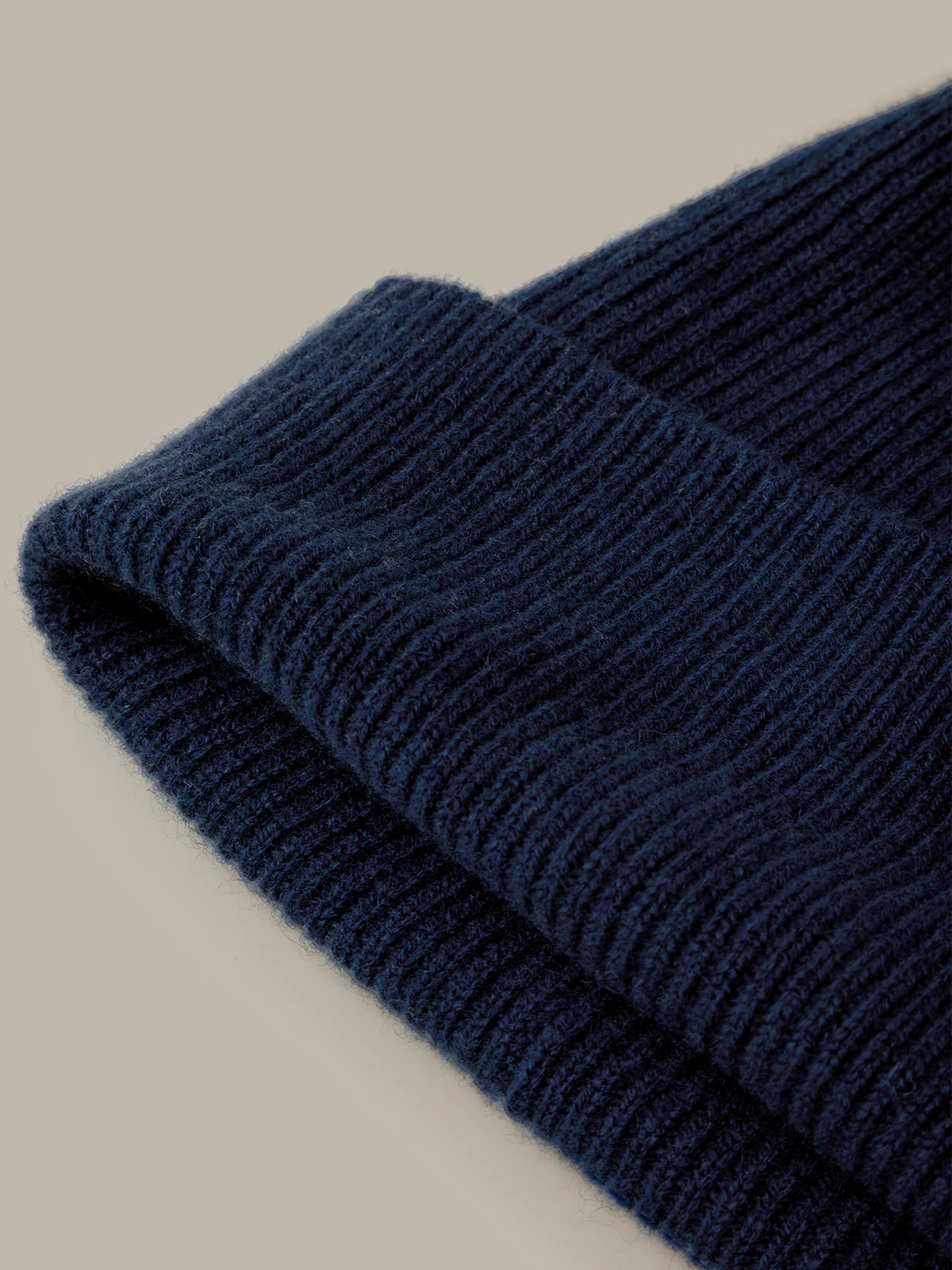 Magnolia: 100% Cashmere Rib Beanie - Image 4