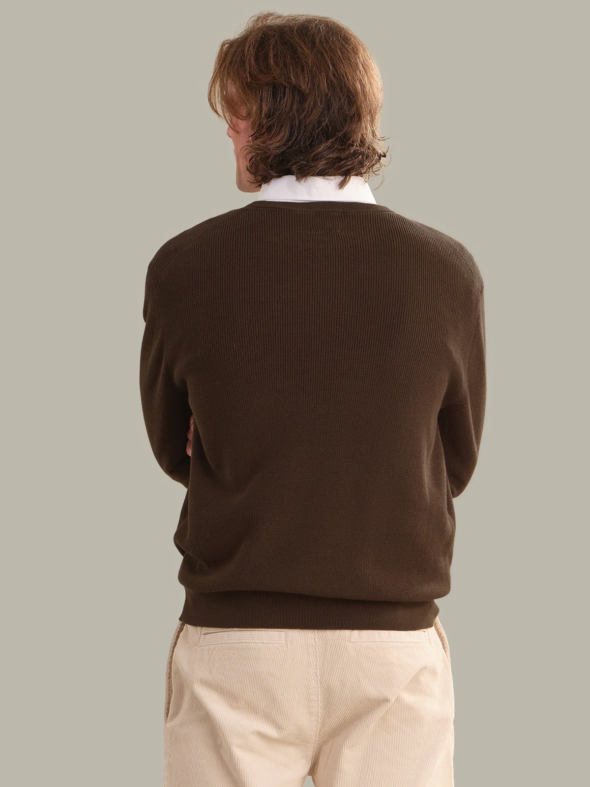 Rhett: Men's Cotton Ribbed Crewneck - Image 3