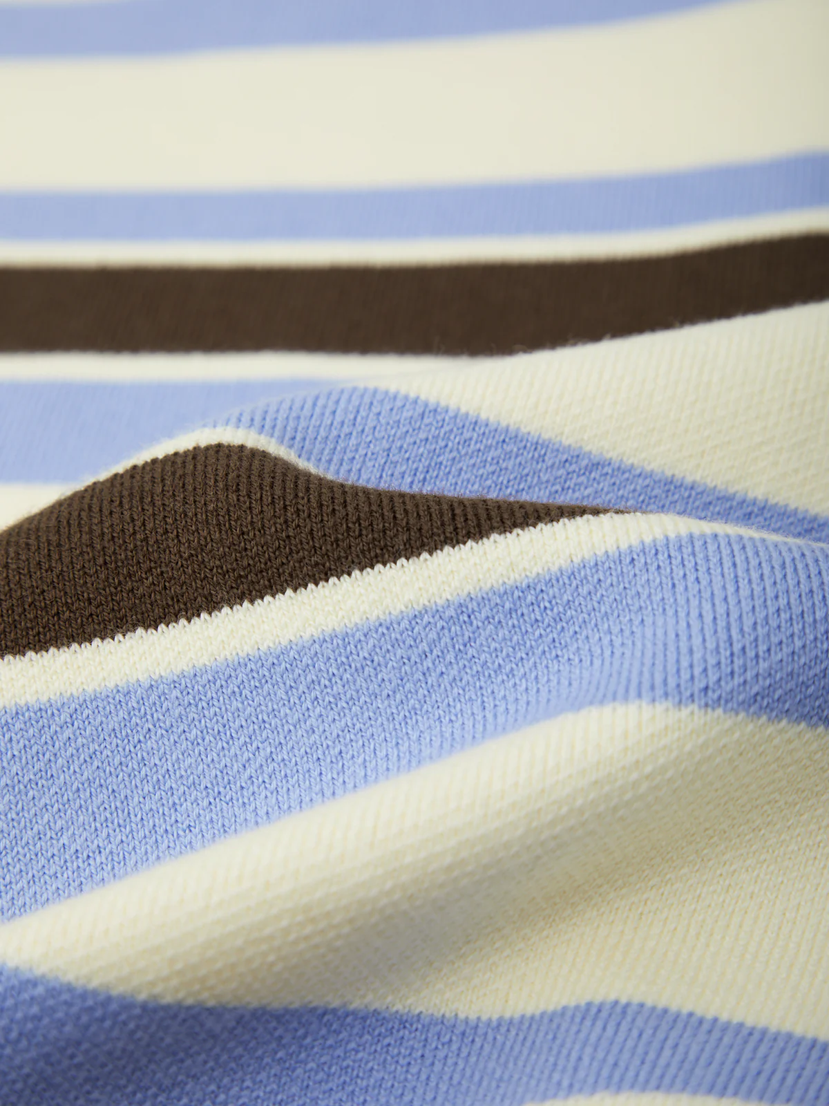 Mila: Stripe Short Sleeve Polo Crop Sweater - Image 5