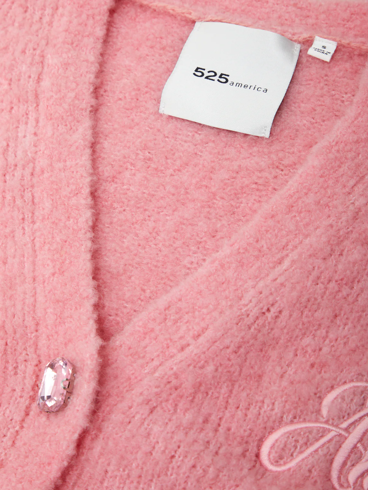Milani: Embroidered V-Neck Cardigan - Image 4