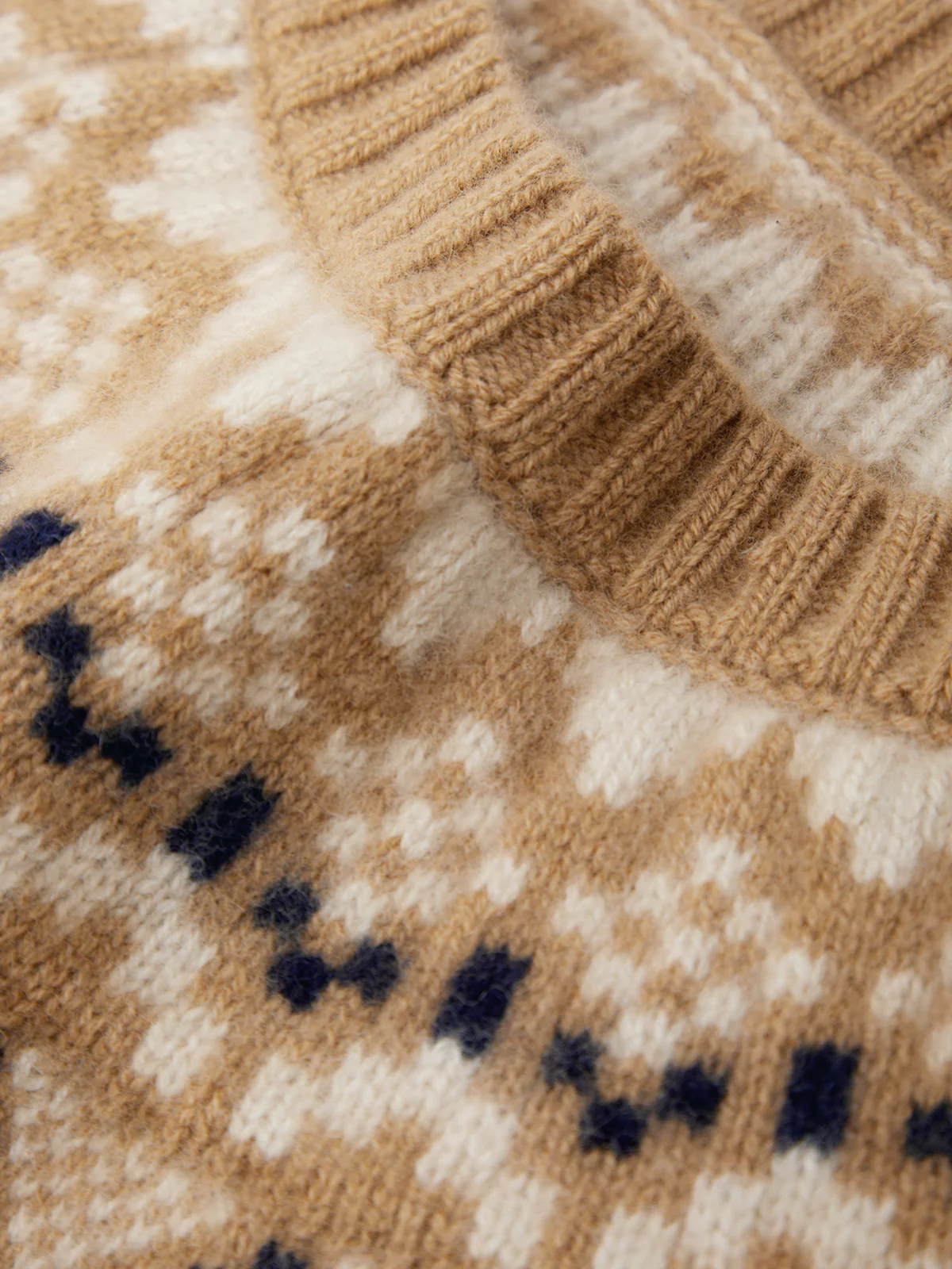 Mira: Cashmere Blend Fair Isle Pullover - Image 5