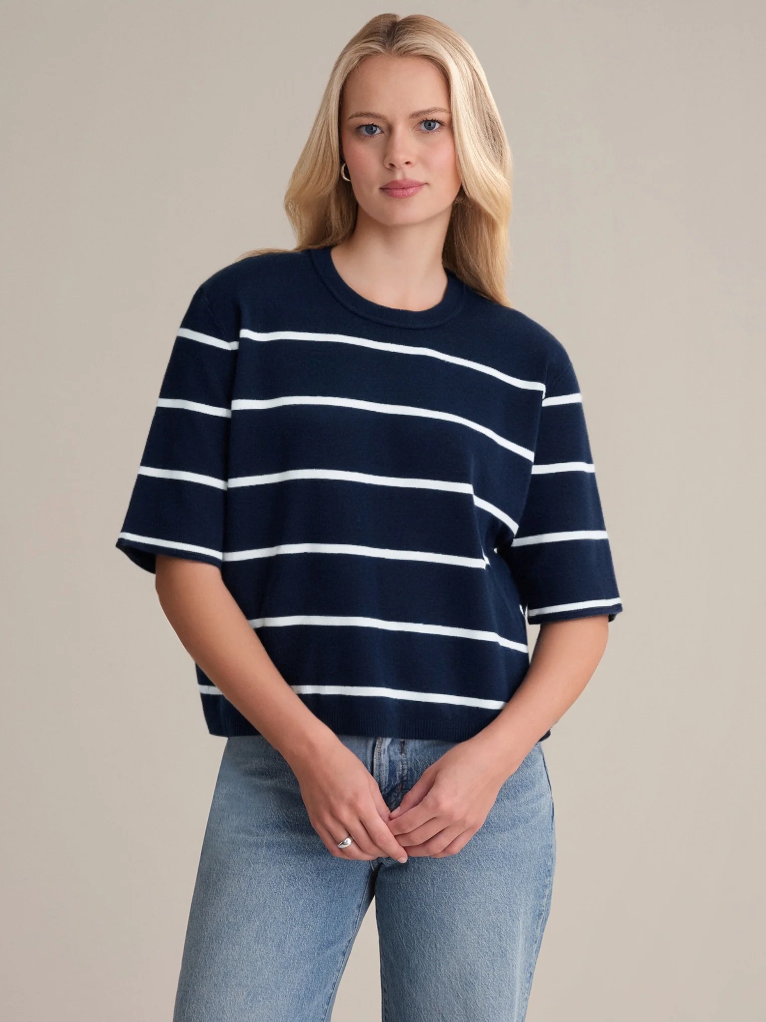 Noa: Cotton Stripe Pullover