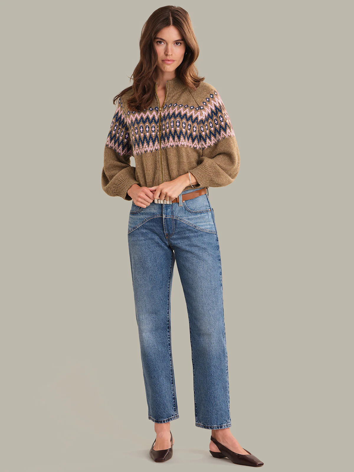 Odessa: Fair Isle Zip-Up - Image 4