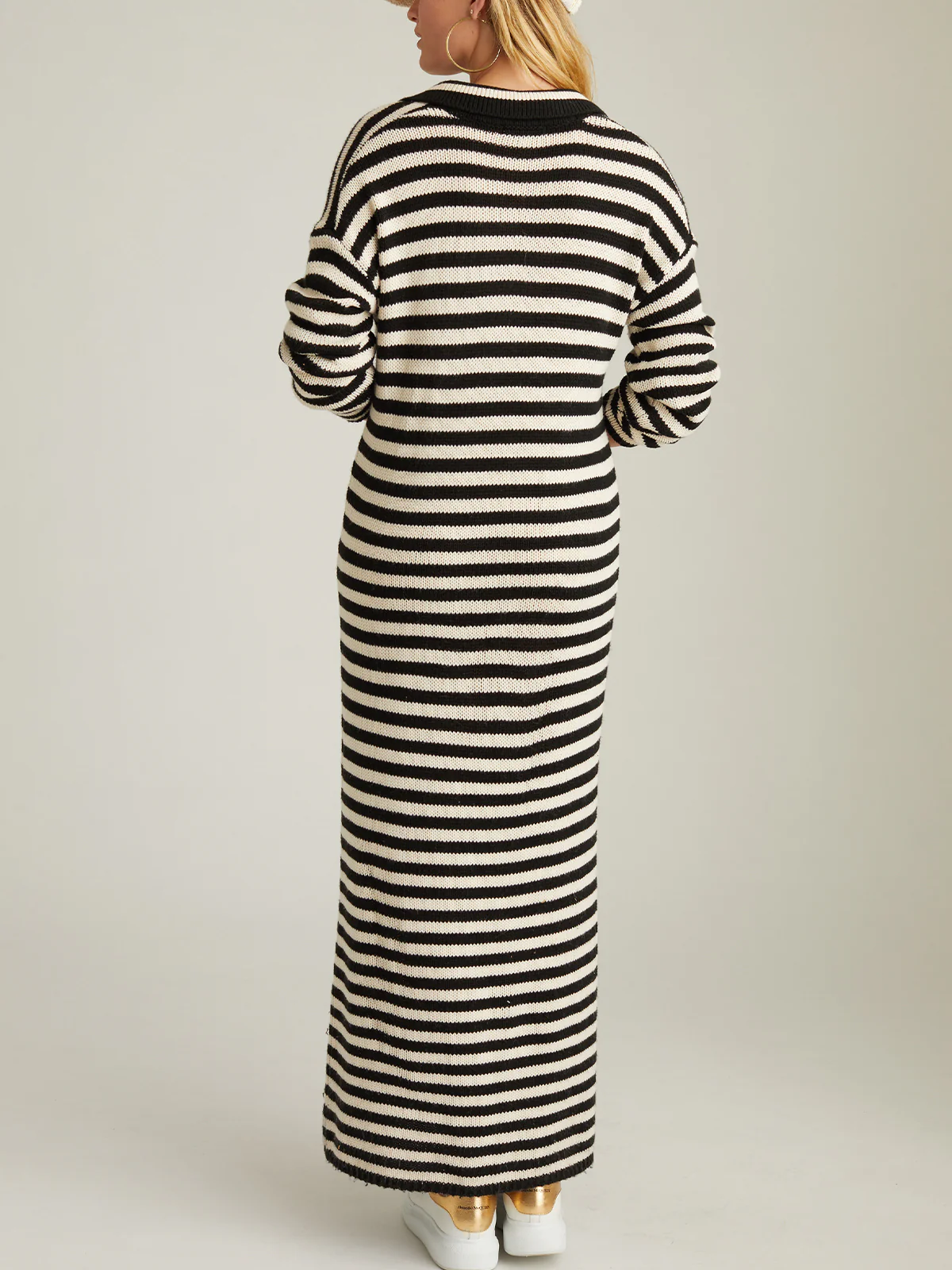 Raya: Stripe Polo Dress - Image 2