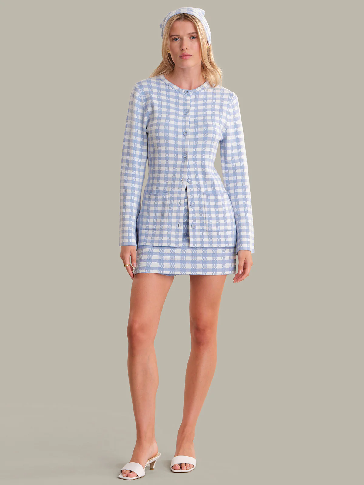 Scout: Gingham Mini Skort - Image 4
