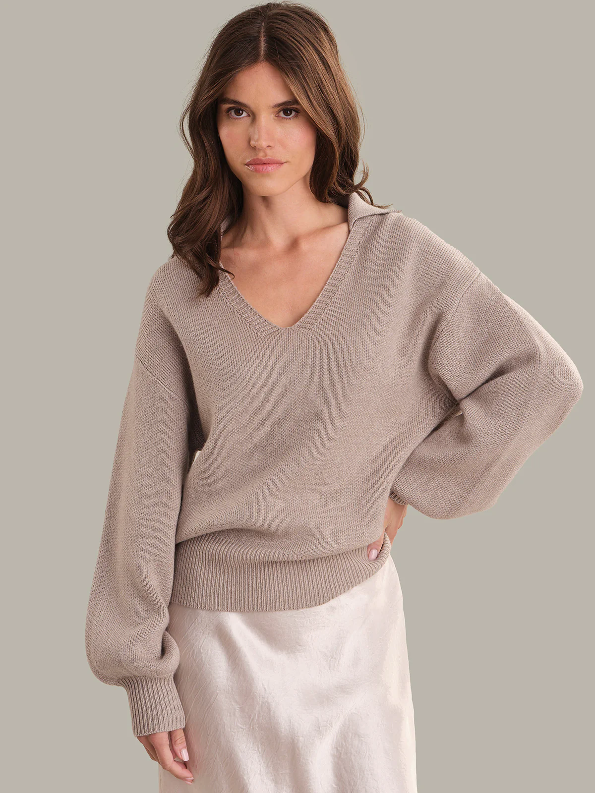Skylar: Cashmere Blend Polo