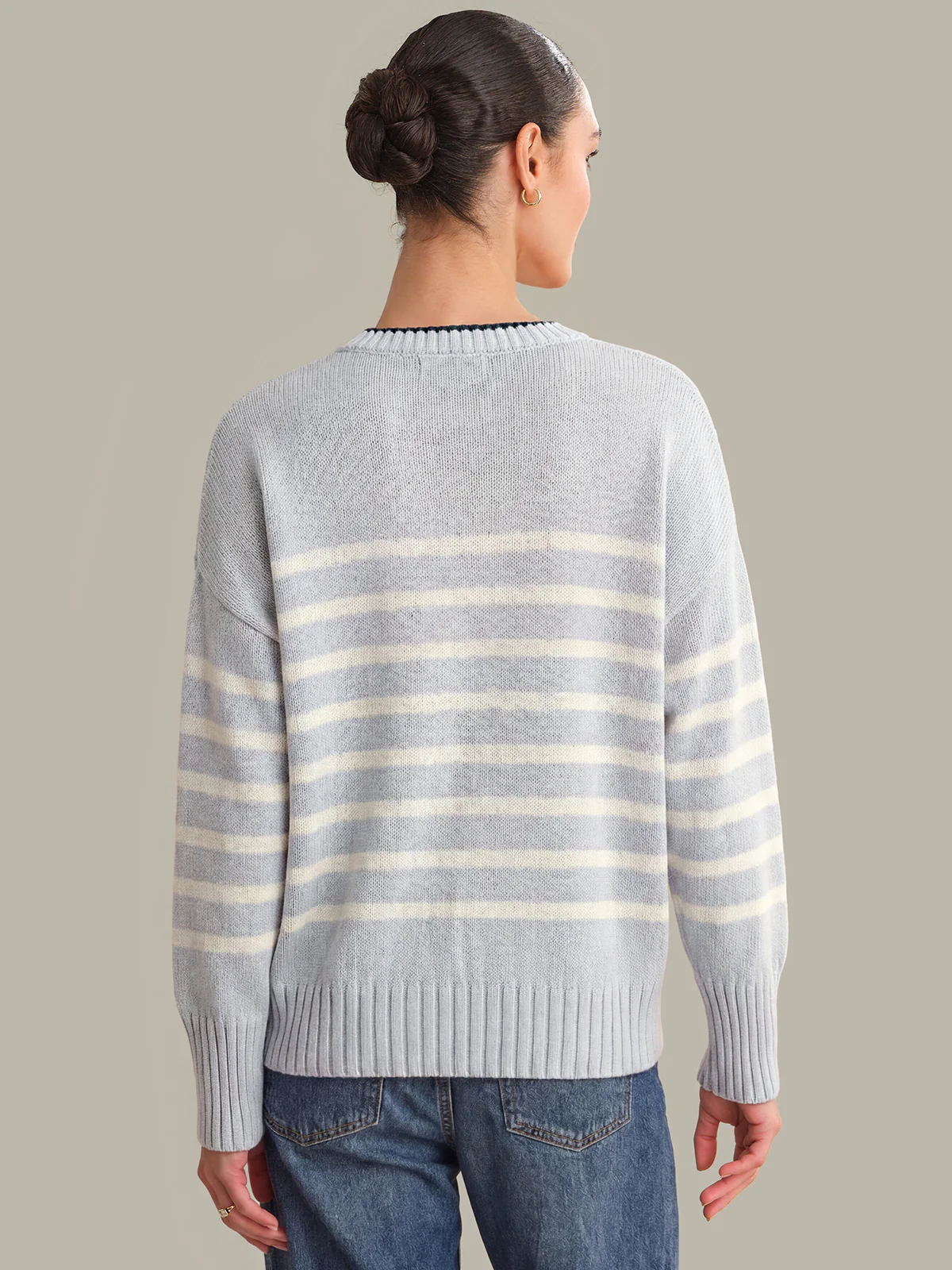Sterling: Stripe Crewneck Sweater - Image 3
