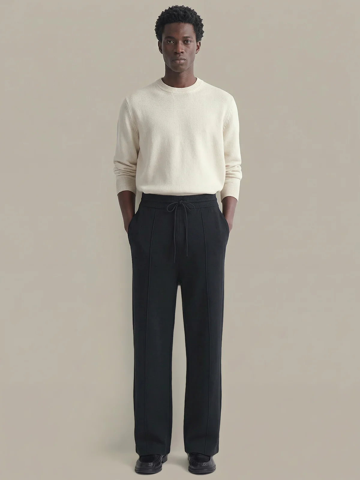 Taren: Pintuck Wide Leg Pants - Image 5