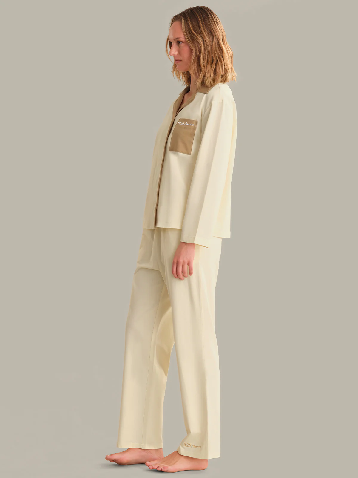 The Cotton Colorblock Sleep Set - Image 2